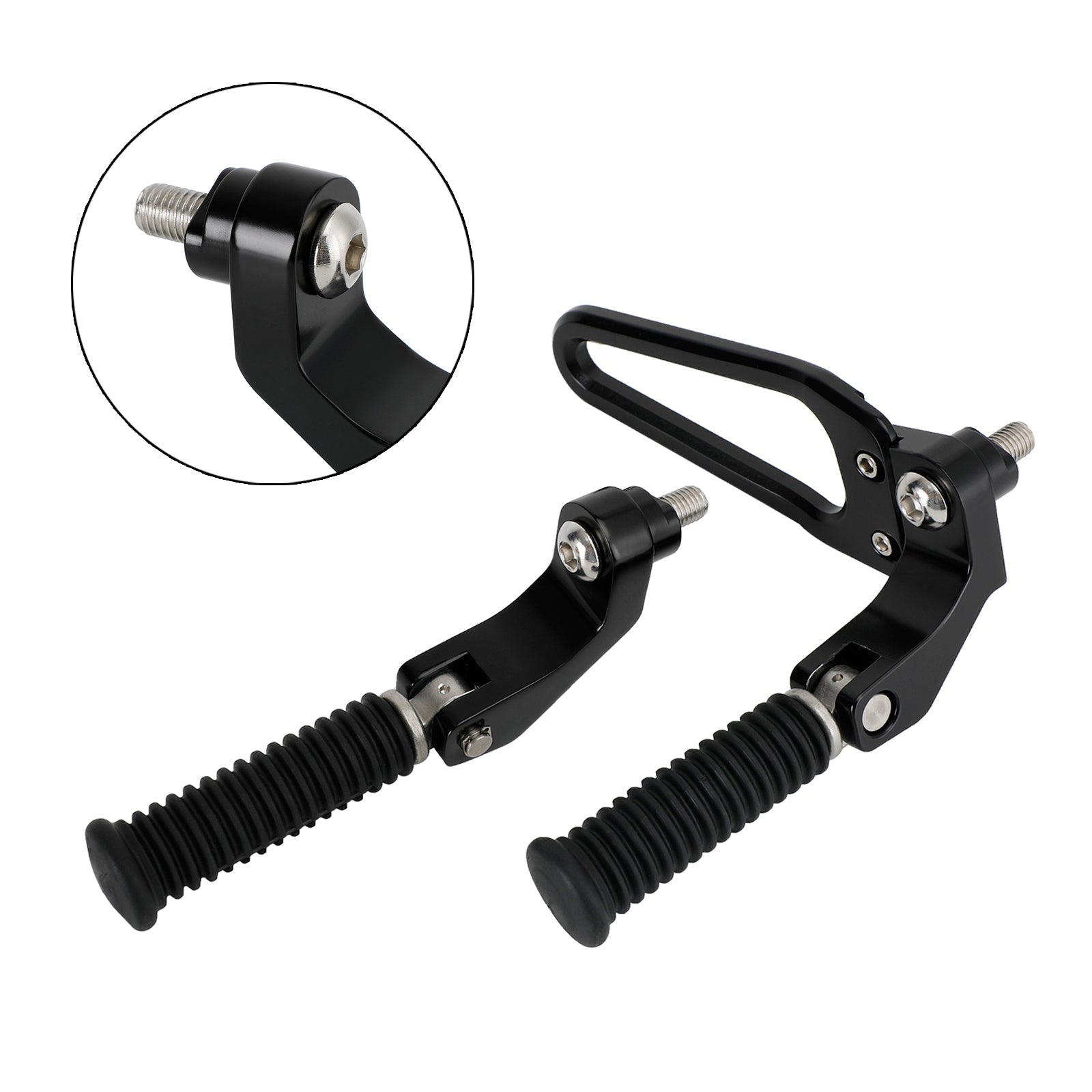 BMW R18 2020-2022 Kit de montaje de estriberas de pasajero con pedal de reposapiés trasero