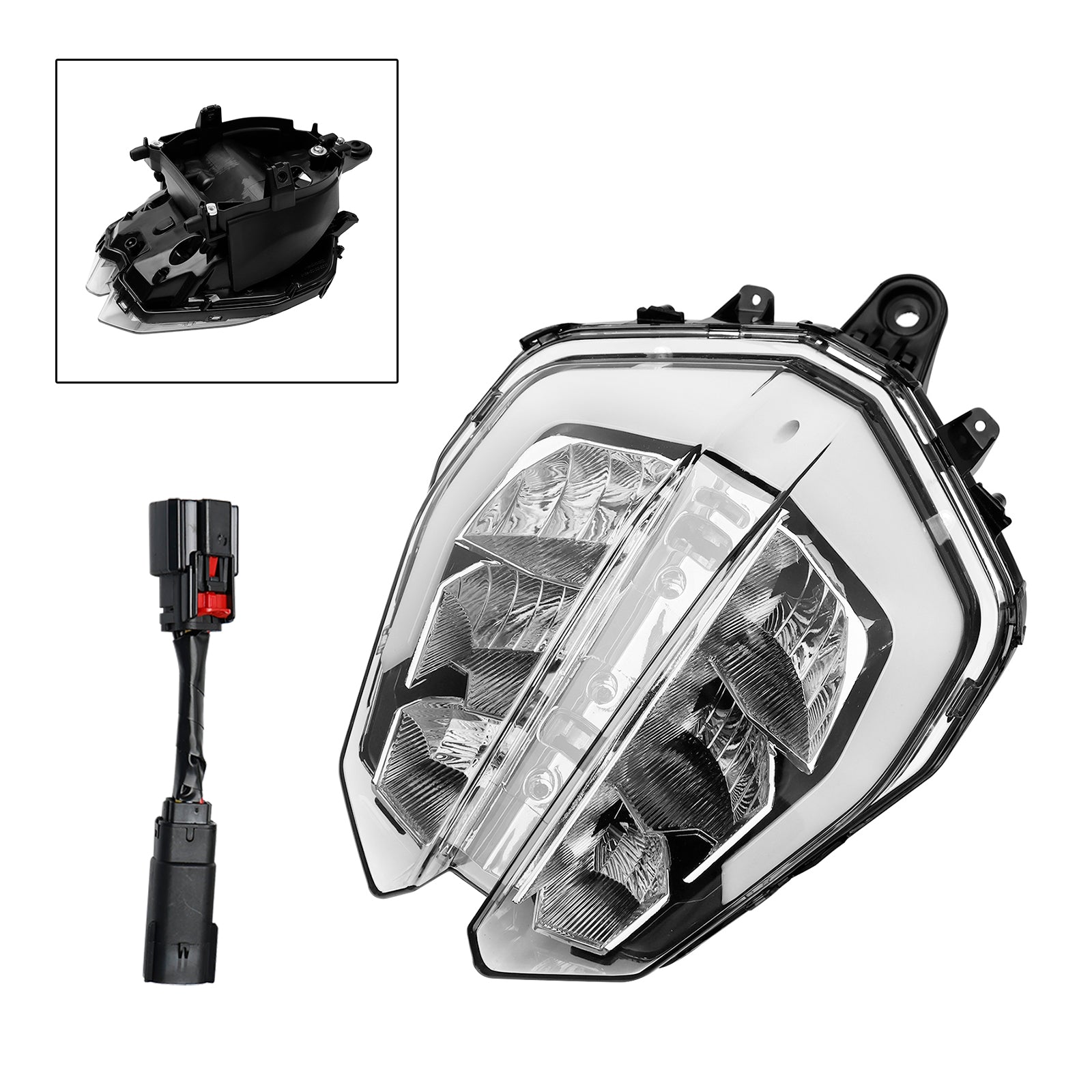 2018-2019 KTM Duke 390 Headlamp Headlight Guard Protector Grill Led Plastic