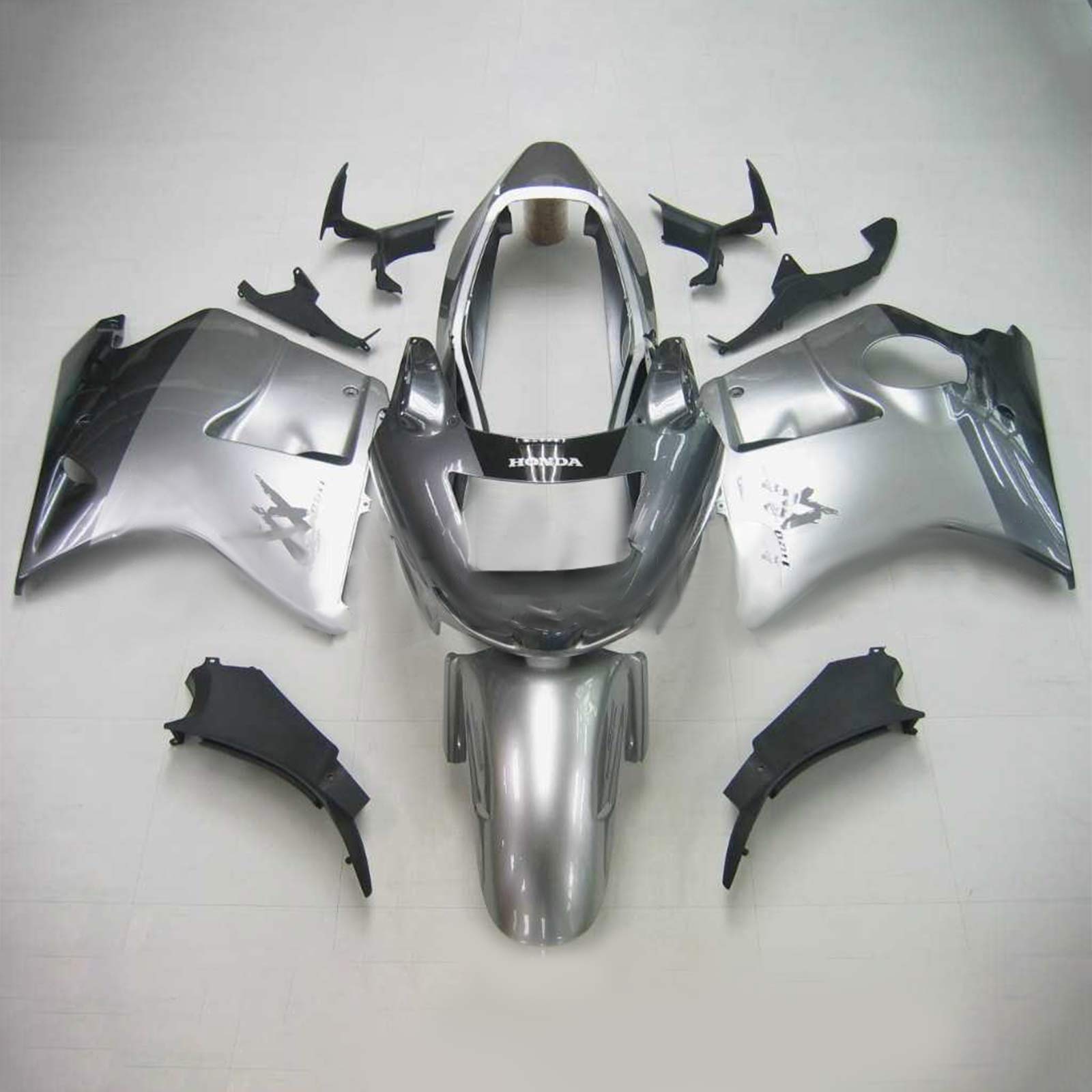 1996-2007 Honda CBR1100XX SuperblackBird Amotopart Injection Fairing Kit Bodywork ABS #111