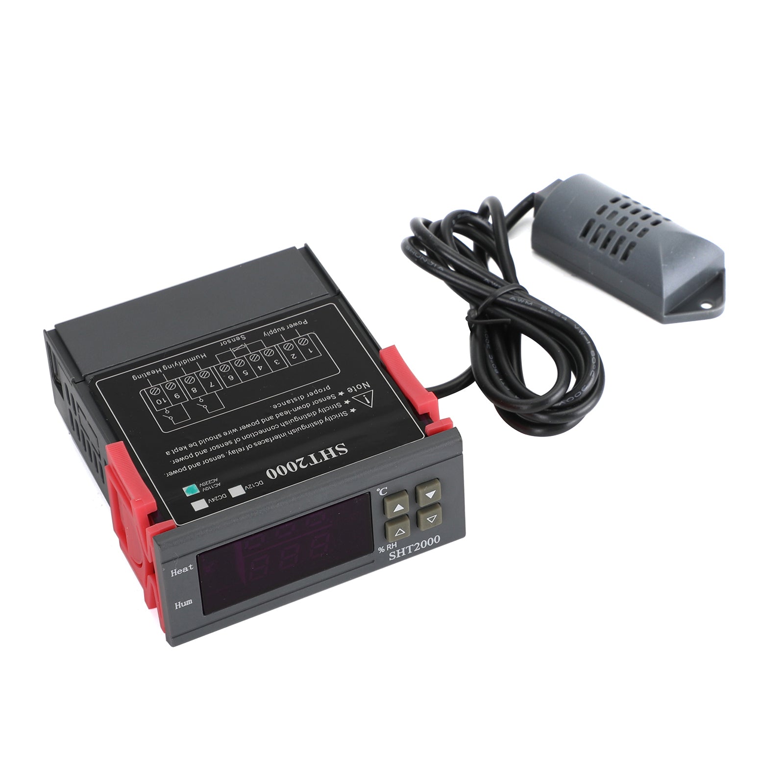 SHT2000 température humidité hygromètre Thermostat Ac110-230V/Dc12V/24V capteur