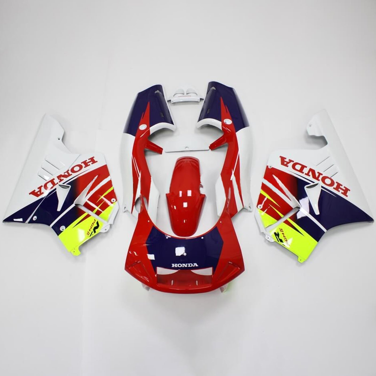 1994-1996 Honda NSR250 PGM-4 Amotopart Kit de carénage d'injection carrosserie plastique ABS #101