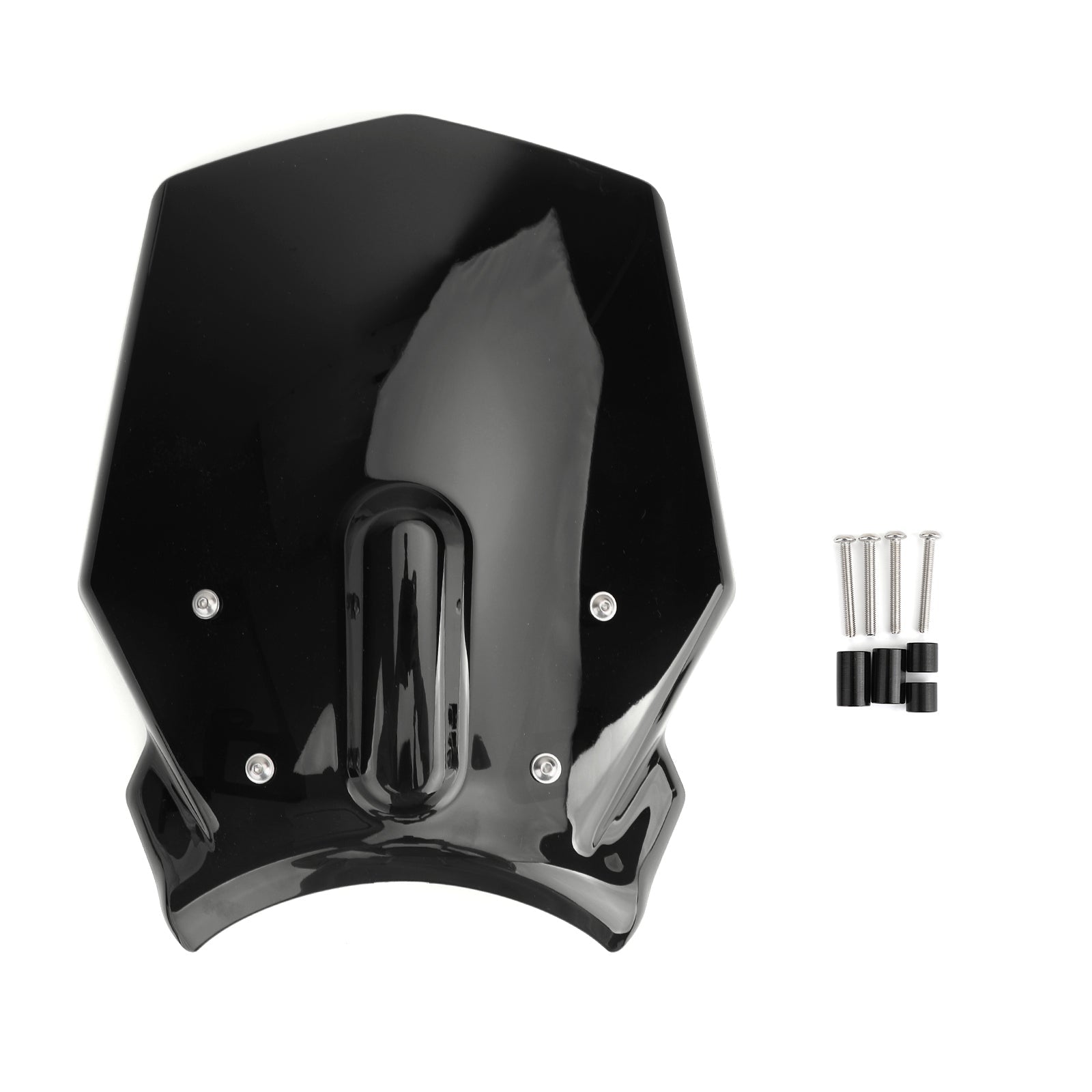 ABS Plastic Motorcykel vindrutan vindruta för Honda CB125R CB300R 2018-2019 Generisk