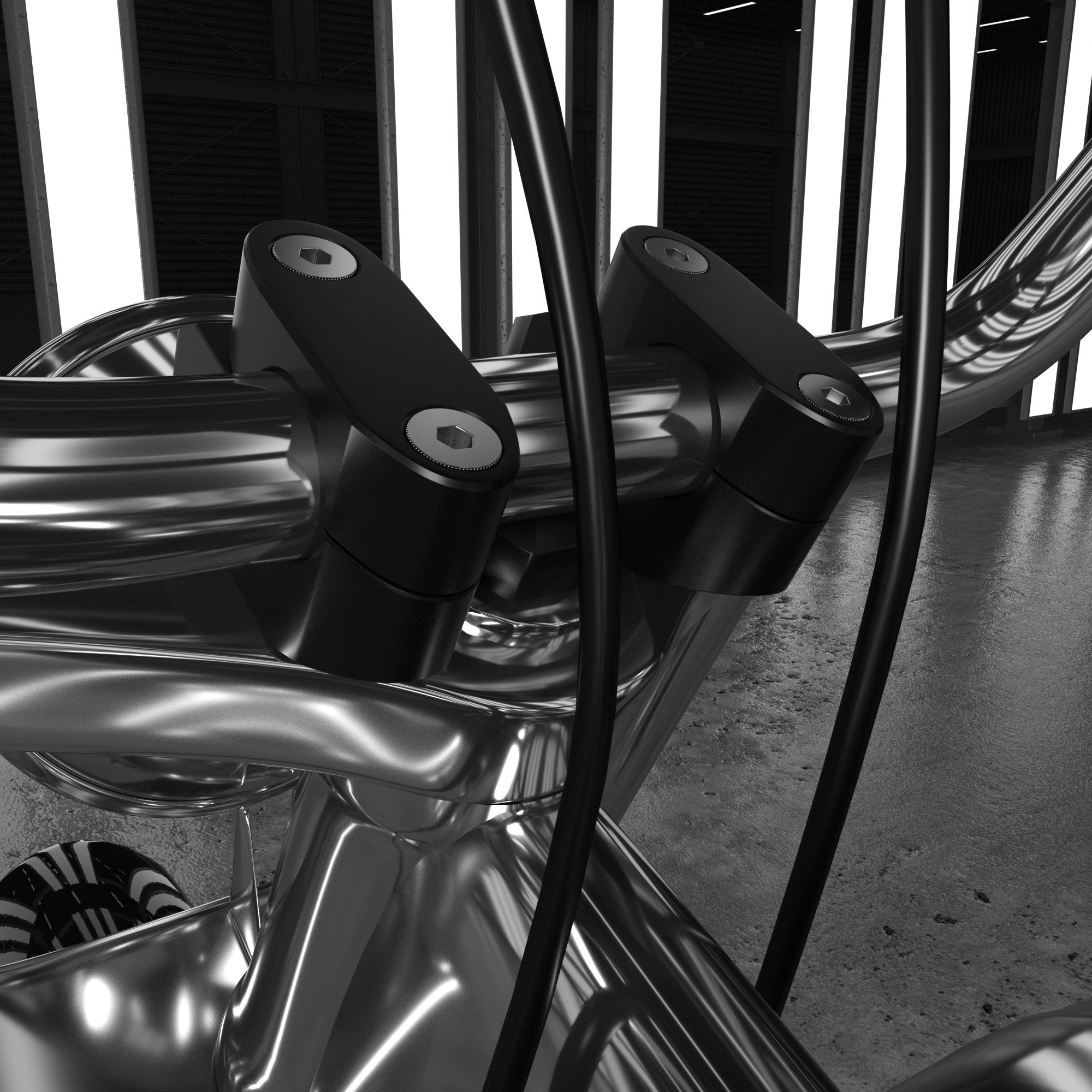 Billette alu 1 élévation 7/8 handle barrers de barre pour moto ATV moto quad générique