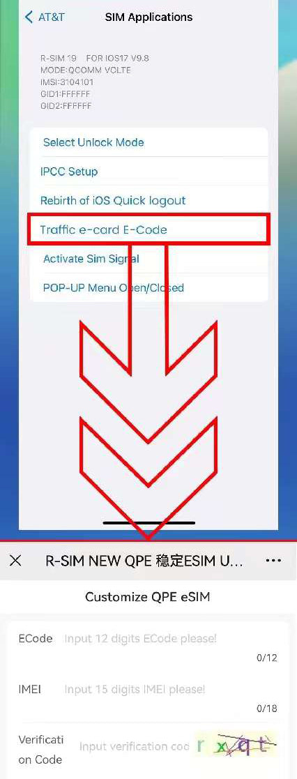 R-SIM19 NIEUWE QPE Stabiele SIM-kaart ontgrendelen voor iPhone 15 Plus 14 13 Pro Max 12 IOS17