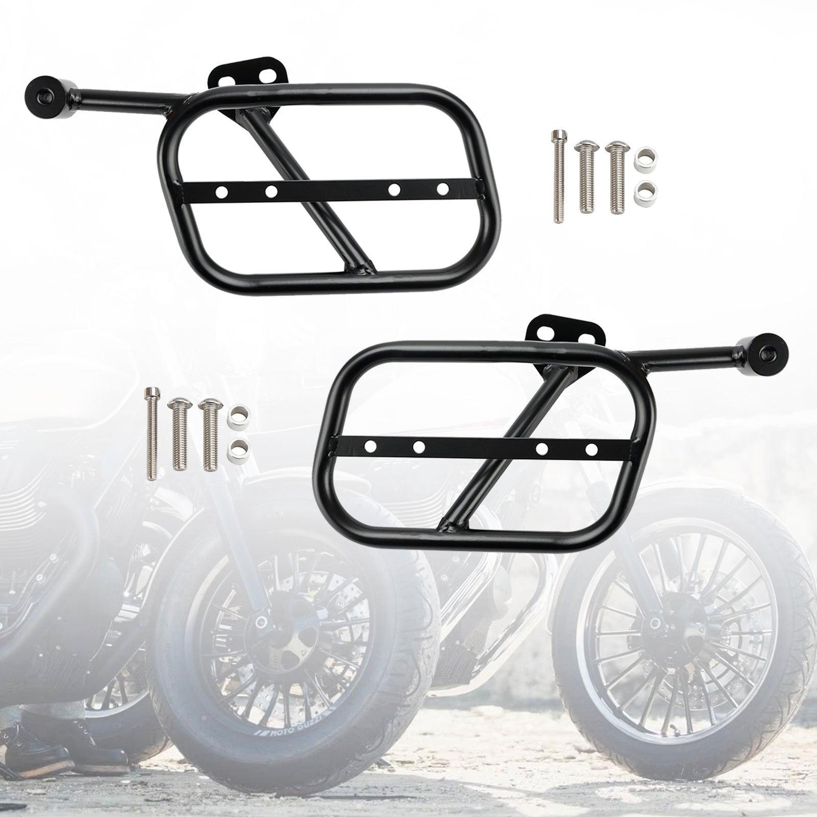 Support de montage pour sacoche de selle Guzzi V9 Bobber Roamer 2018-2023