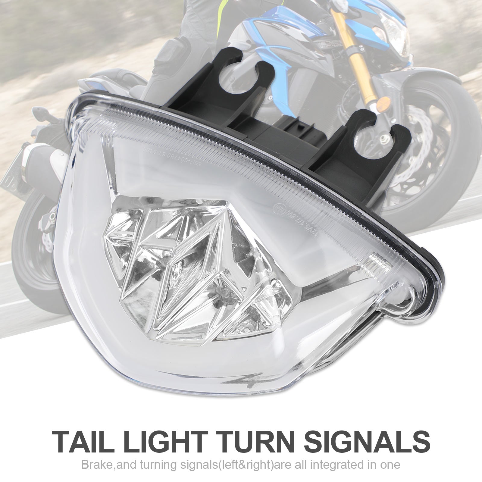 LED-svansljus bländsignal för Suzuki GSXS 1000 F GSX-S 750 Z 2017-2021 Generic