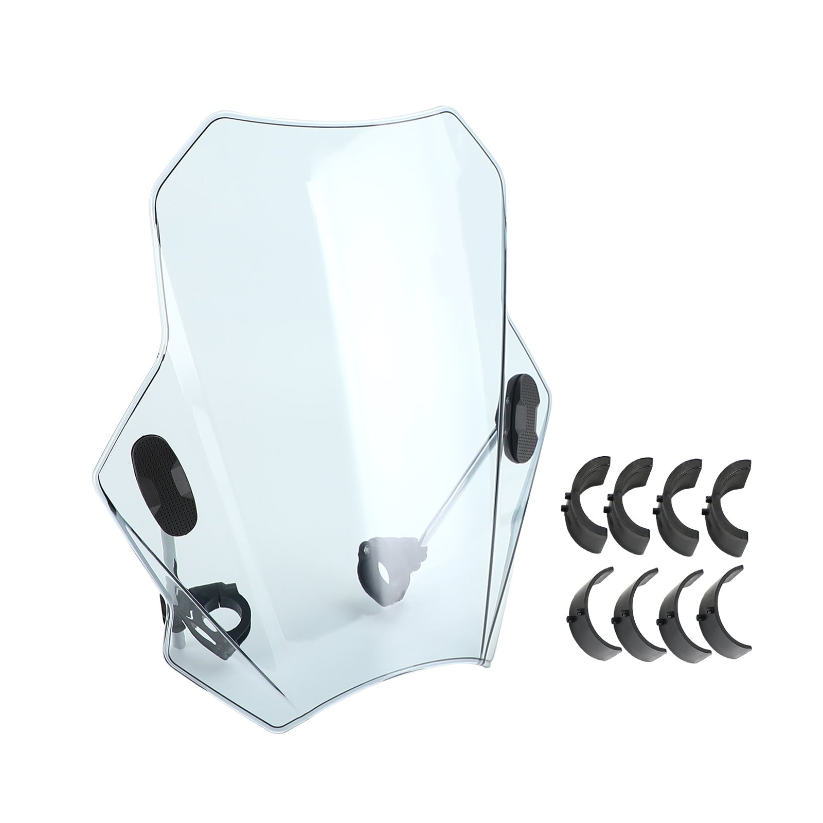 Parabrisas Universal para motocicleta, parabrisas ajustable, manillar de 22MM, 25MM y 28MM