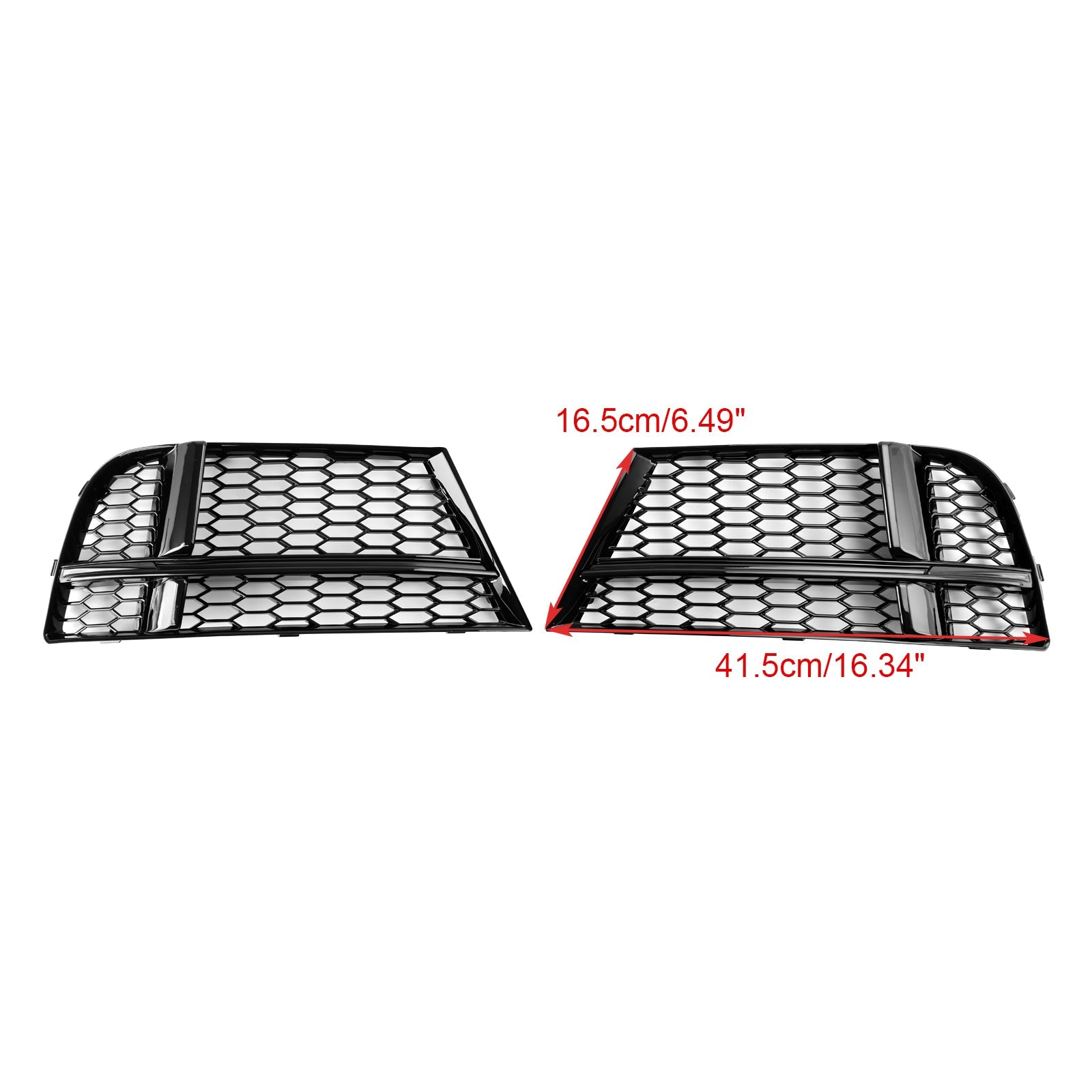 2017-2019 AUDI A3 8V S-LINE SEDAN / SPORTBACK / CONVERTIBLE S3 Front Fog Light Cover Bezel Grille Grill