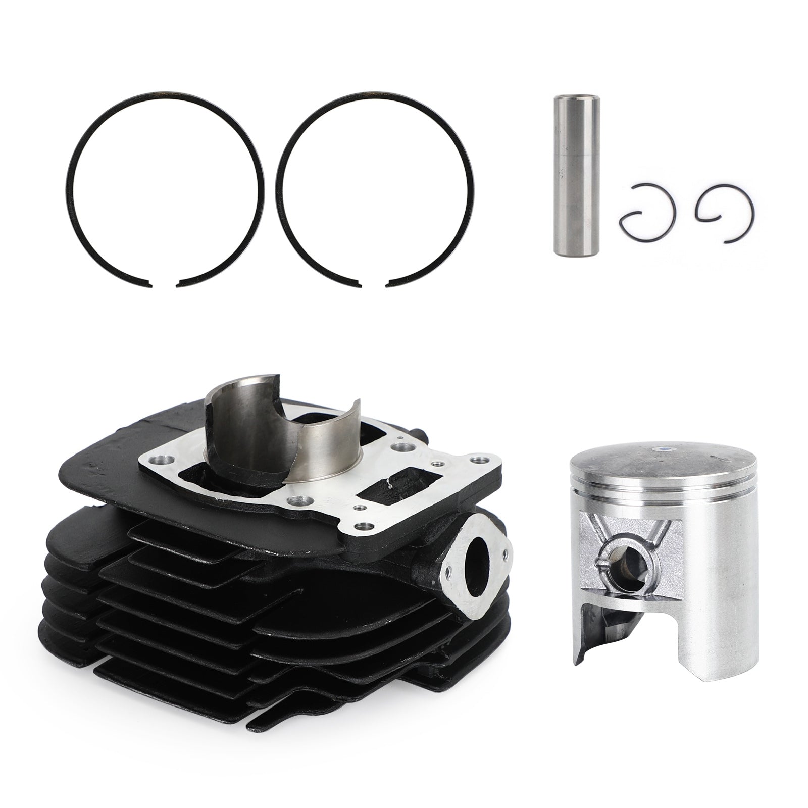 Kit de pistón de jarra cilíndrica de 64mm de diámetro para Suzuki TS185 Sierra 1977-1979 11210-29901