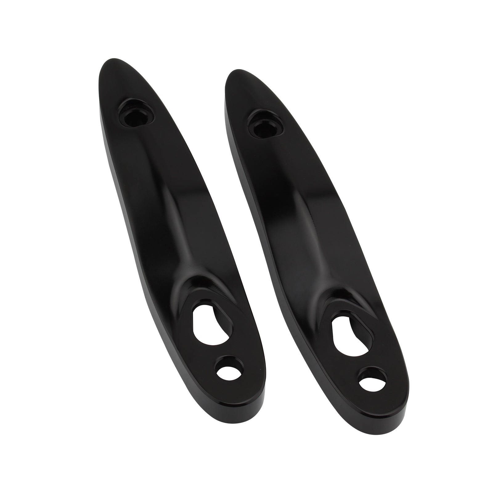 Kit de reubicación de placa de matrícula de soporte de extensión de señal de giro apto para Softail 00-20 negro