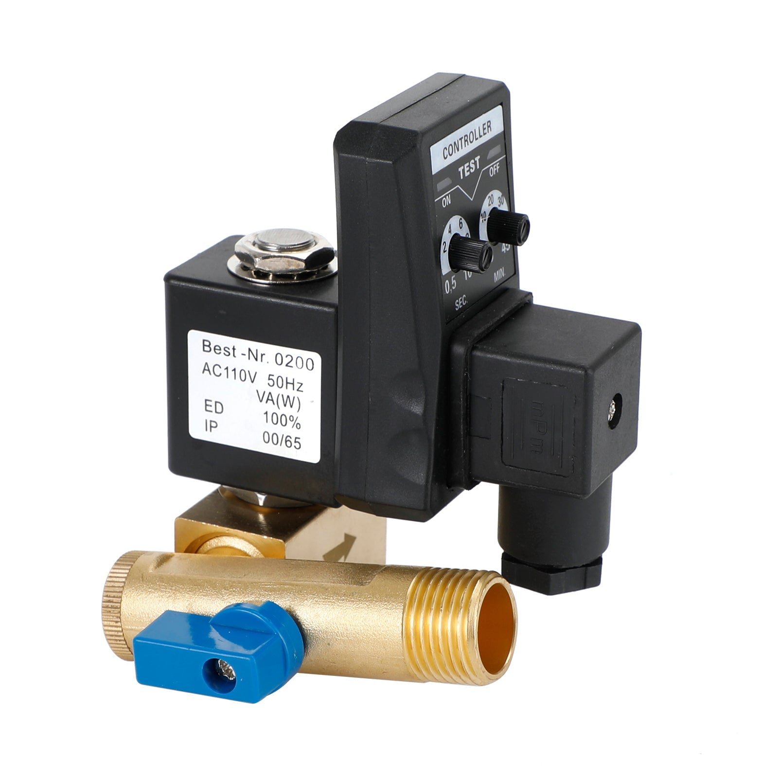 1/2" Vanne de vidange automatique des condensats du compresseur d'air électronique temporisé