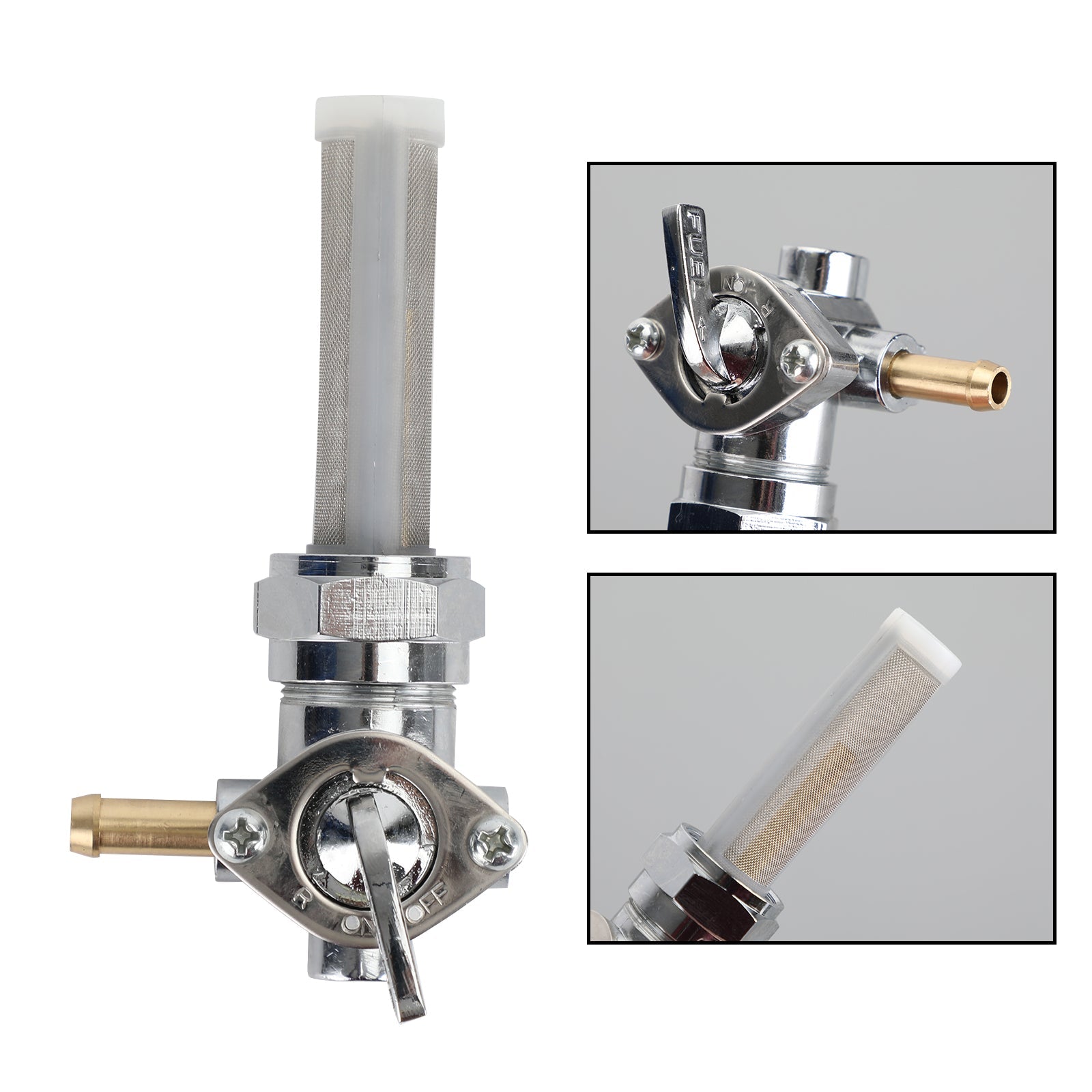 Brandstofklep Petcock Linker Uitlaat geschikt voor Sportster Big Twin 1975-Up 13/16" Algemeen