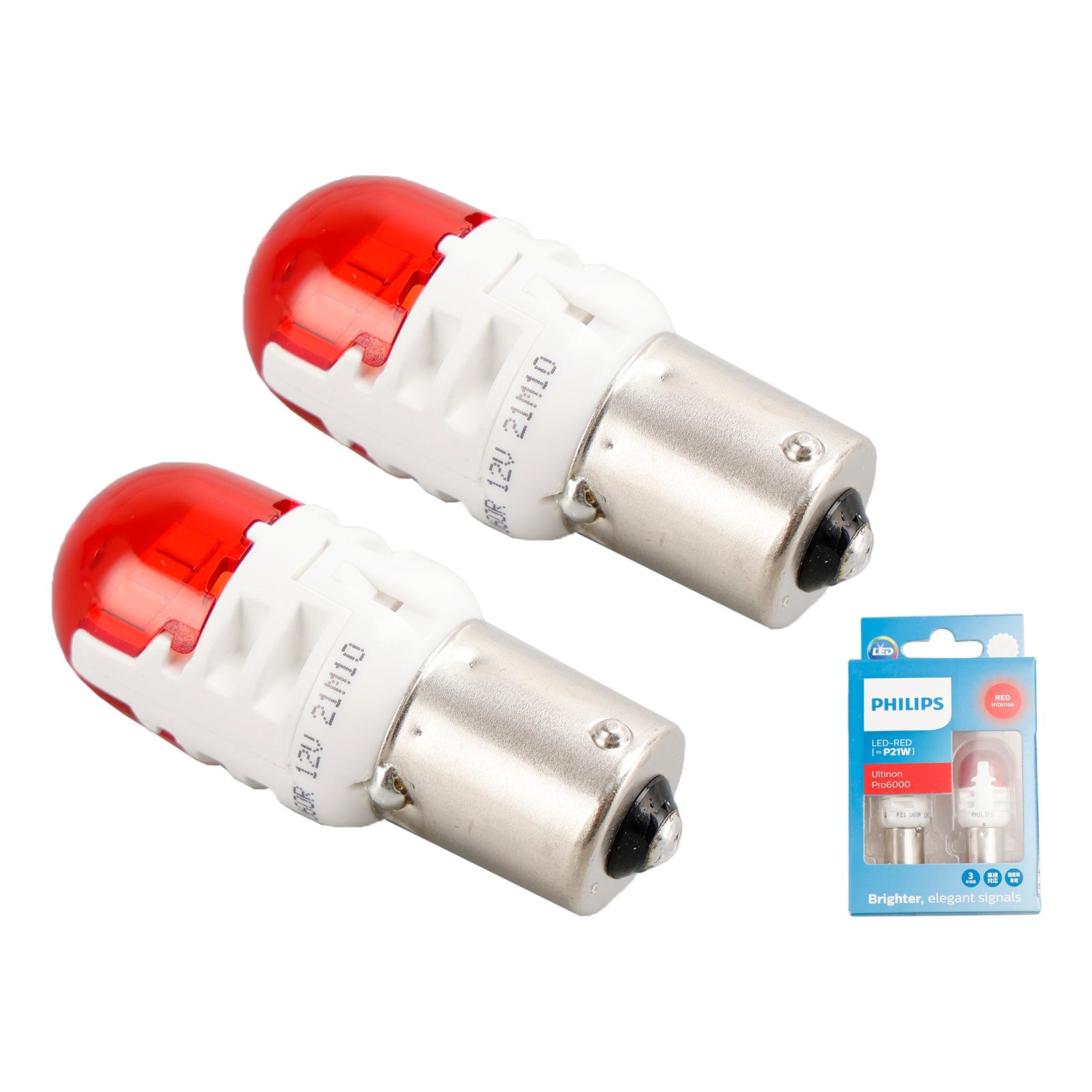 Pre Philips 11498RU60X2 Ultinon Pro6000 LED-RED P21W Intense Red 75LM