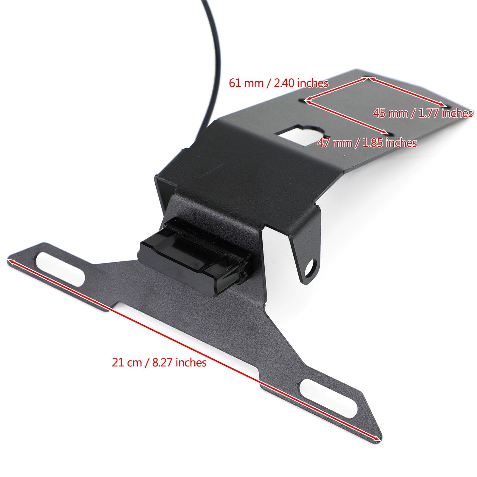 Support de cadre de support de plaque d'immatriculation adapté pour KAWASAKI Ninja H2-SX 2019 – 2021