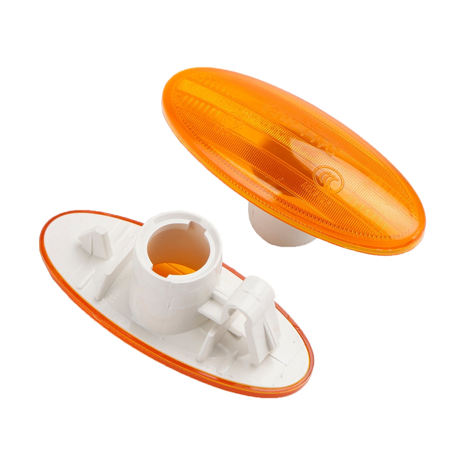 26160-89900 2X carcasa de luz de señal de giro de lámpara de marcador lateral ámbar para Nissan