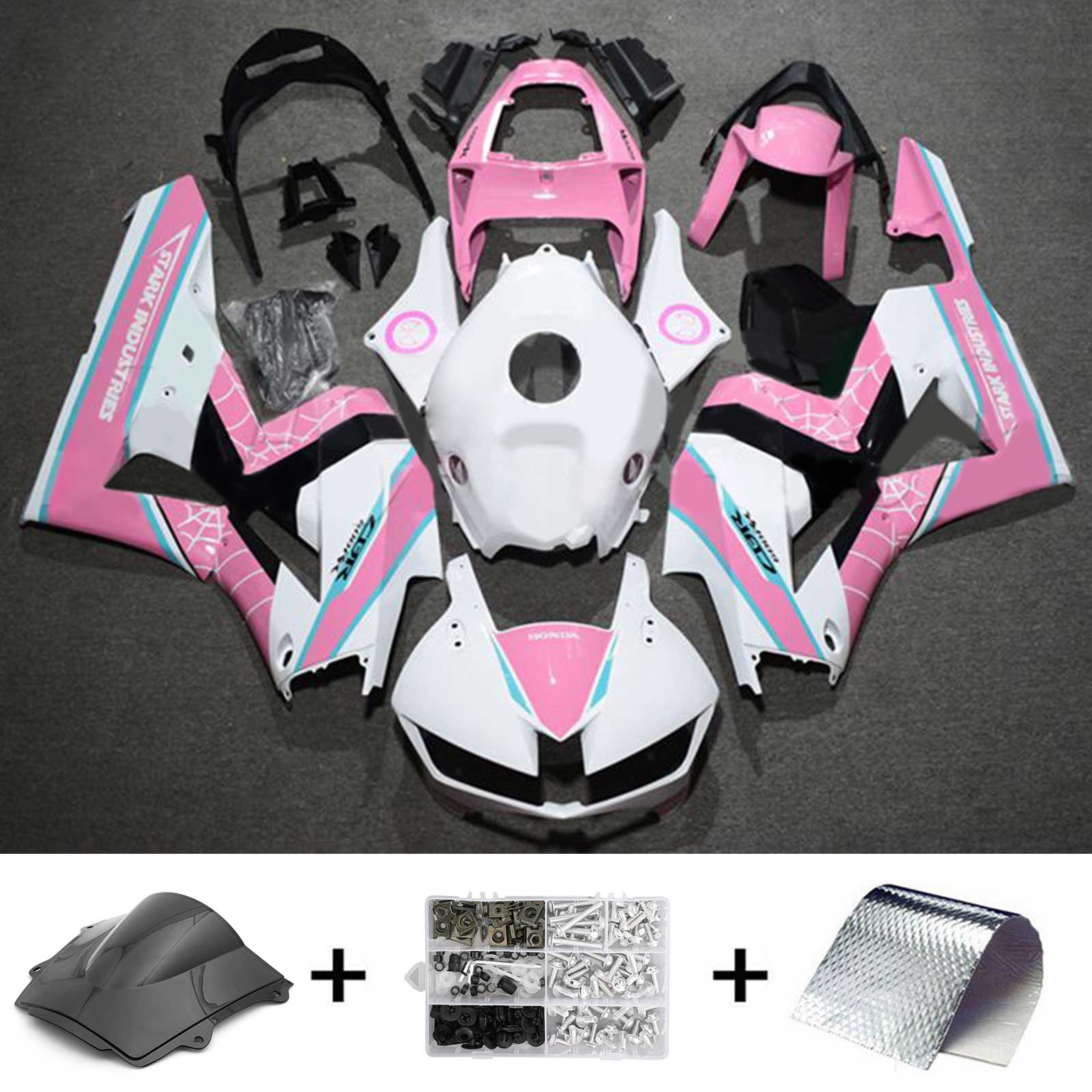2013-2020 Honda CBR600RR F5 Kit de camence d'injection Bodywork Plastic Abs # 161