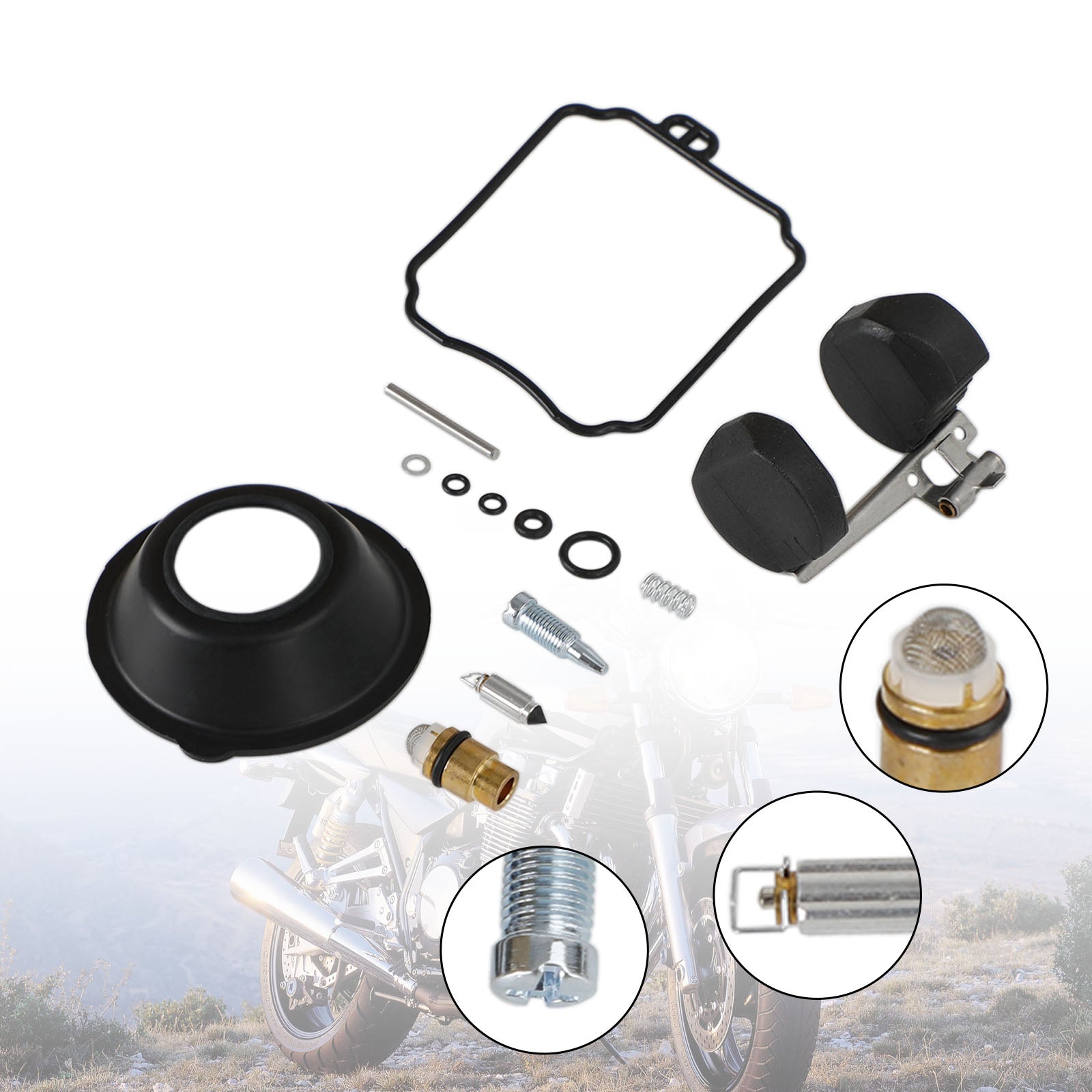 Kit de réparation de reconstruction de carburateur Yamaha XV250 Virago XVS650 V-STAR