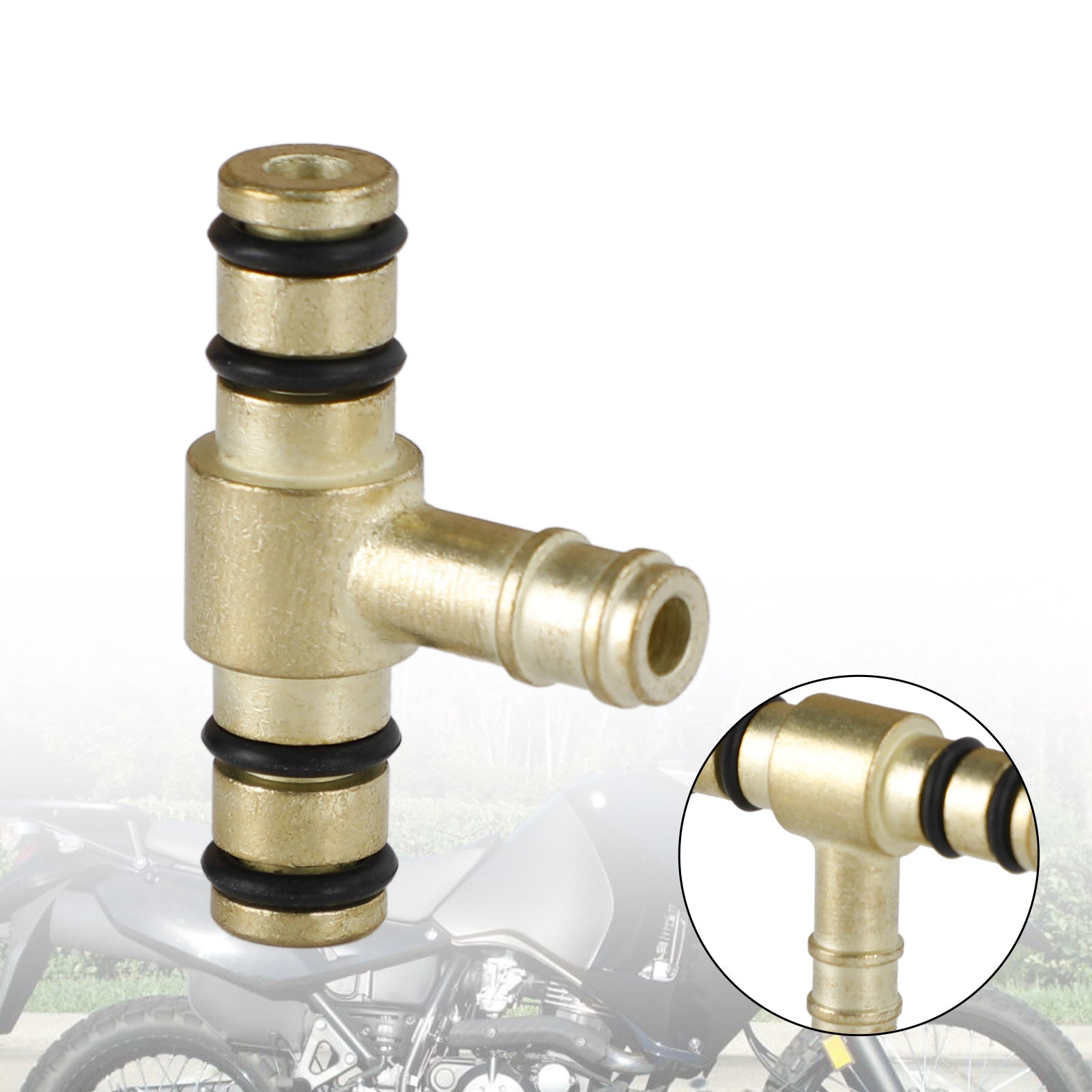 Yamaha FJ600 XS750 XS1100 2H7-14988-00 forgasser Messing Fuel Tee