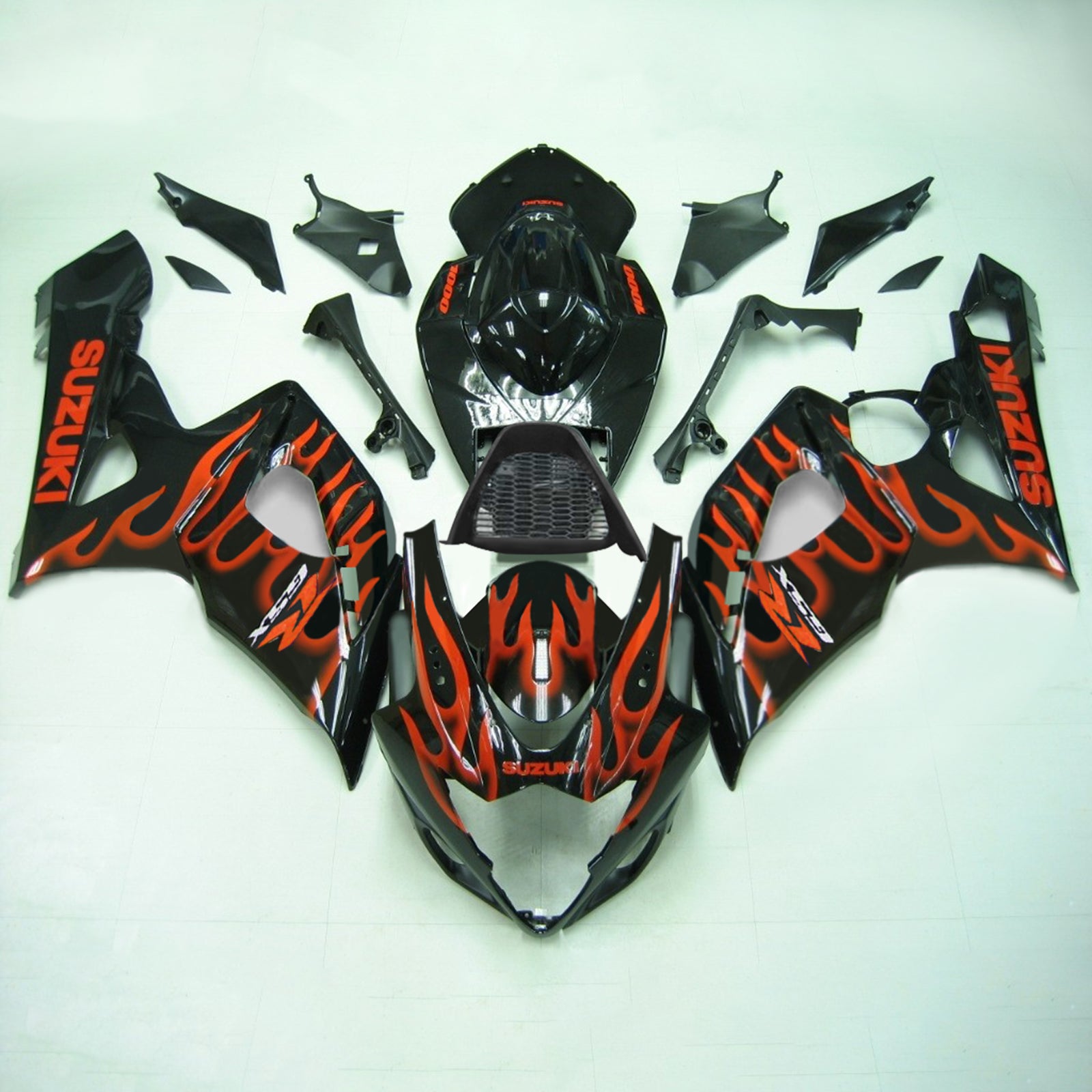 2005-2006 SUZUKI GSXR1000 K5 AMOTOPART INJEKTION FAIRING KIT BOODYWORK ABS #156