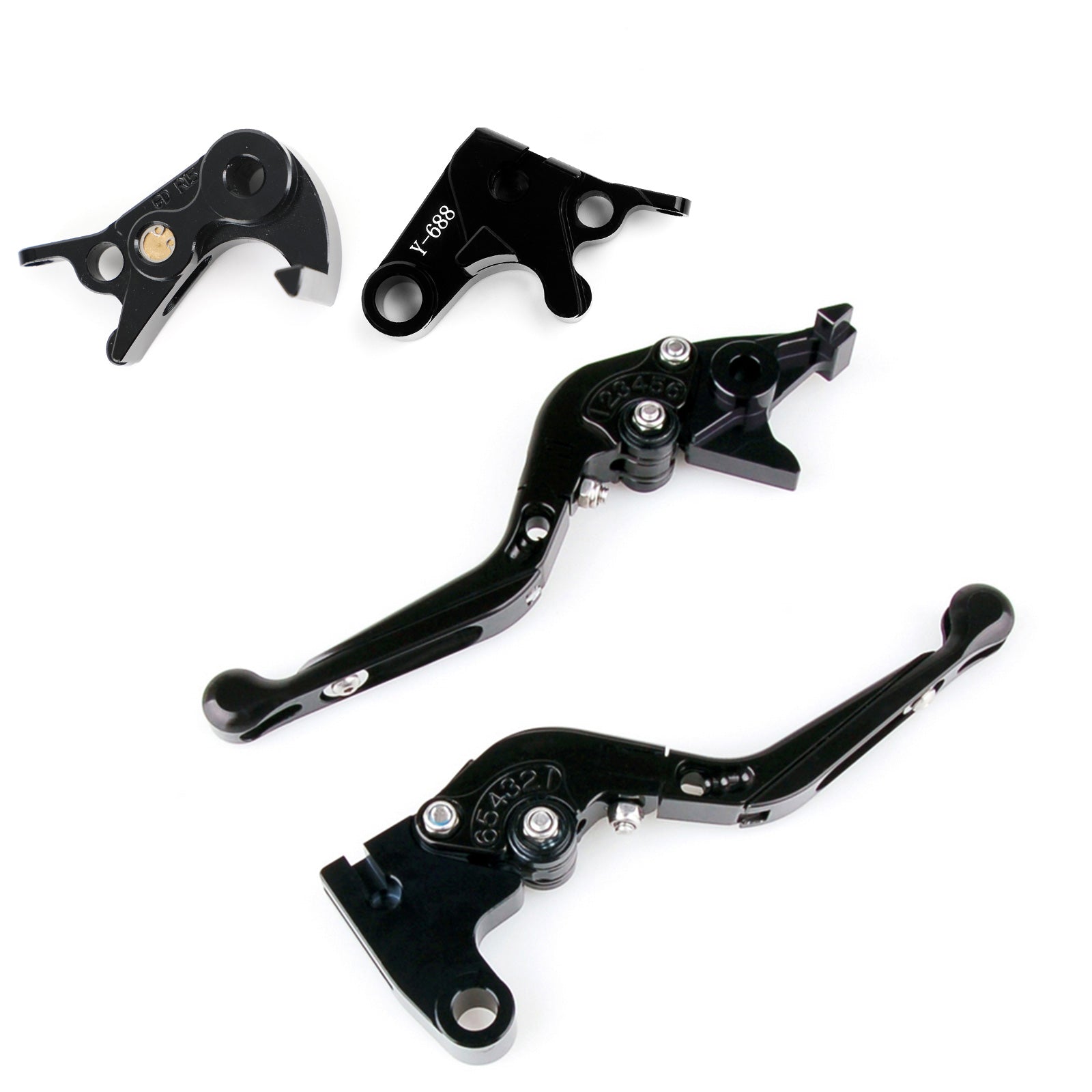 Justerbar kopplingsbromsspak för Yamaha YZF R1/R1M/R1S 15-2021 YZF R6 17-2020 Generisk