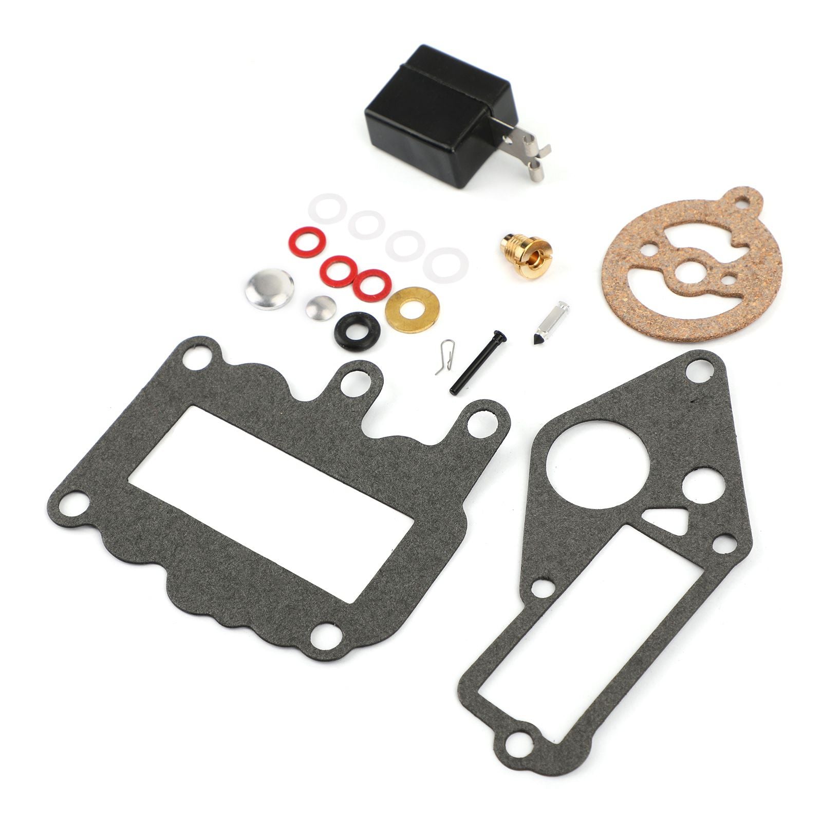 Areyourshop Carburador Carb Kit Reconstrução para Johnson Evinrude 1964-1973 9,5 HP 382048 765630