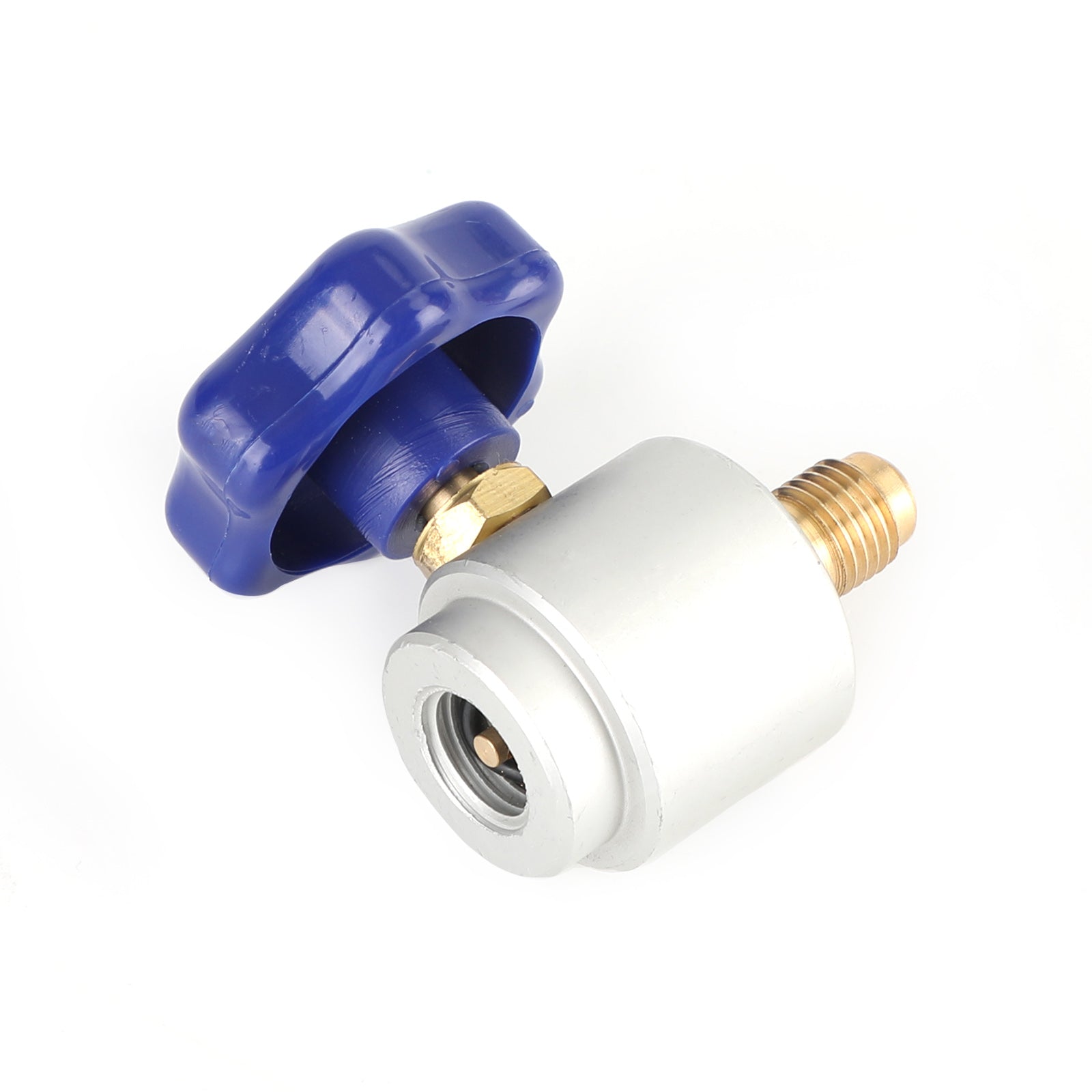 R134A-kylmedelsdispenser med kranventil för 1/4"Och 1/2"AC Freon-laddningsslang