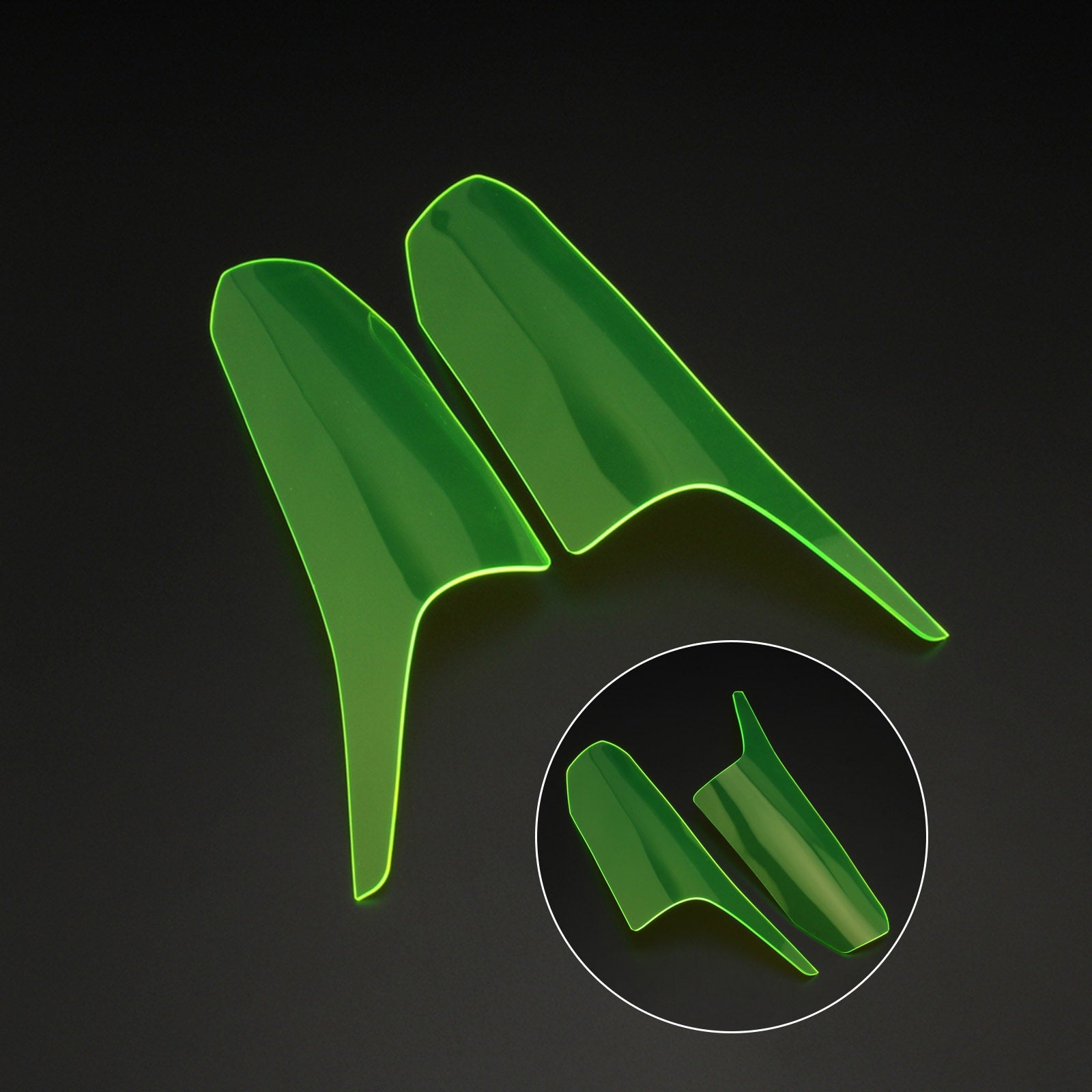 Voorlamp Lens Koplamp Lens Bescherming Fit Voor Honda Cbr650R 2019-2021 Rook Generiek