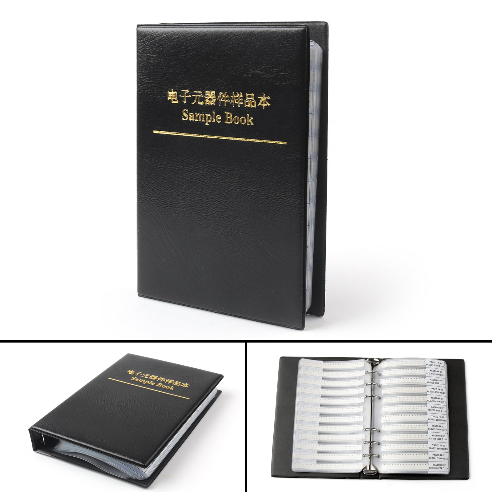 8500pcs 0201 1% SMD CHIP SMT Resistor 170 Valores Amostra Book Yageo DIY Kits