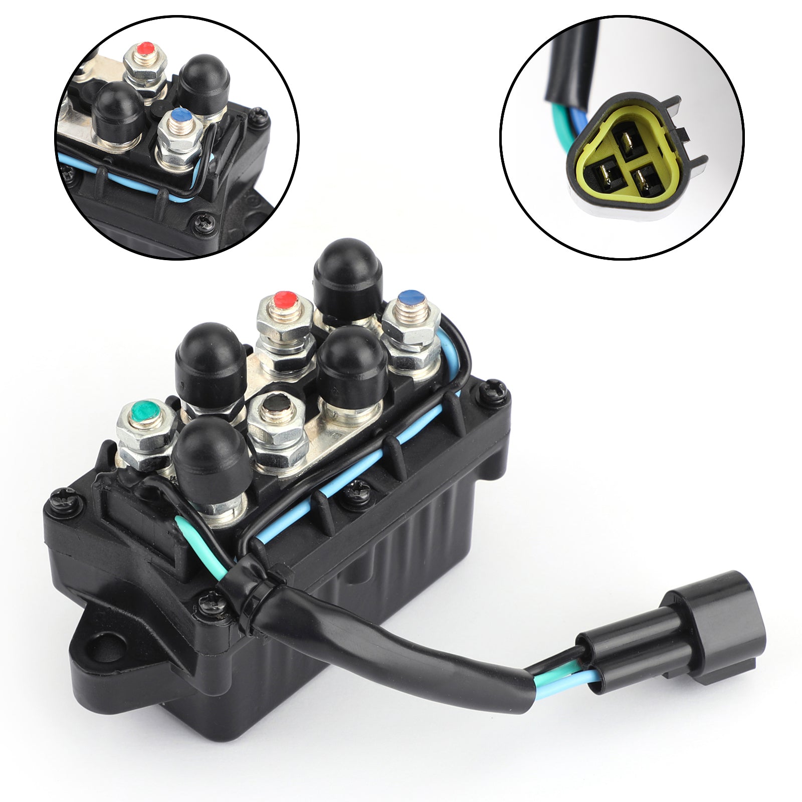 Ensemble de relais à 3 broches pour moteur hors-bord Yamaha, moteur 4 temps F25 40 50 60 75 90 HP