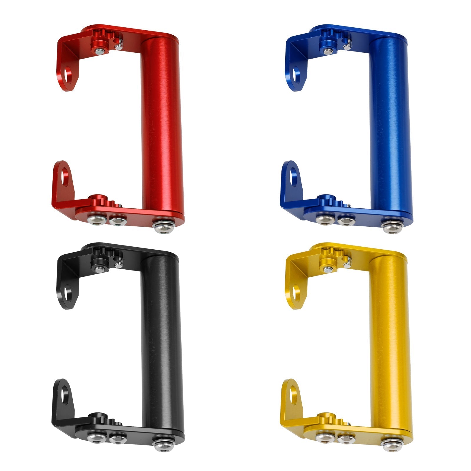 Suporte de navegação por telefone, suporte de extensão GPS 22mm para motocicleta de motocicleta vermelha