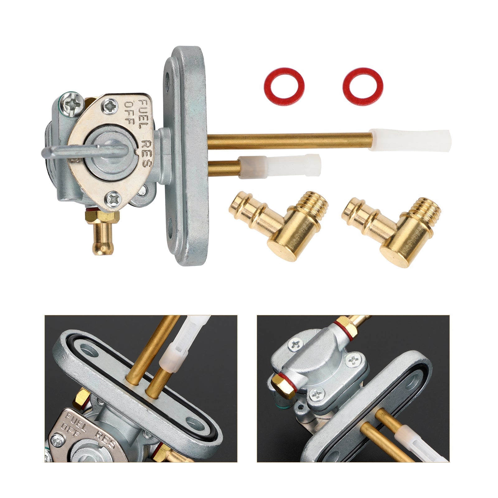 Gas Tank Fuel Cock Valve Petcock för Yamaha XS650 XS750 Special XS850 XS1100