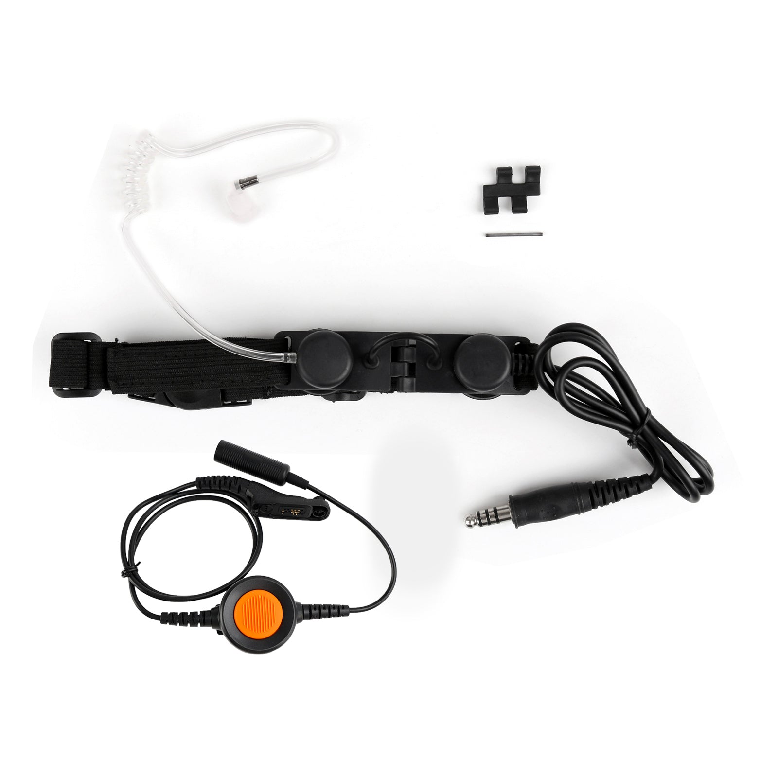 Casque de casque réglable de micro de gorge z-tactical pour xpr6300 xpr6350 xpr6380 xpr6500