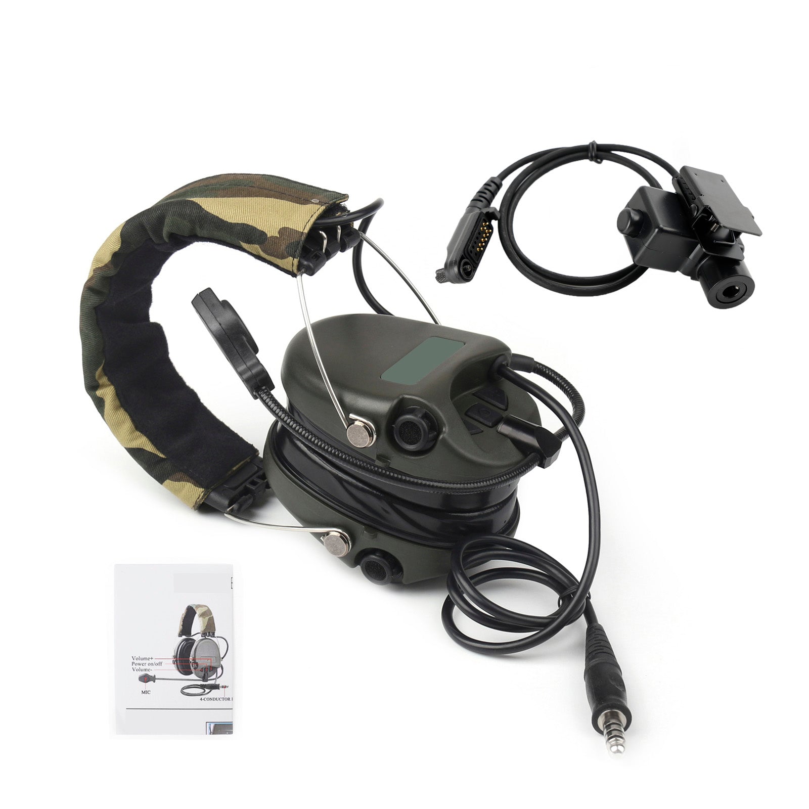 H60 Sound Pickup Noise Reduction CS -headset för Hytera PD600 PD602 PD602G PD605