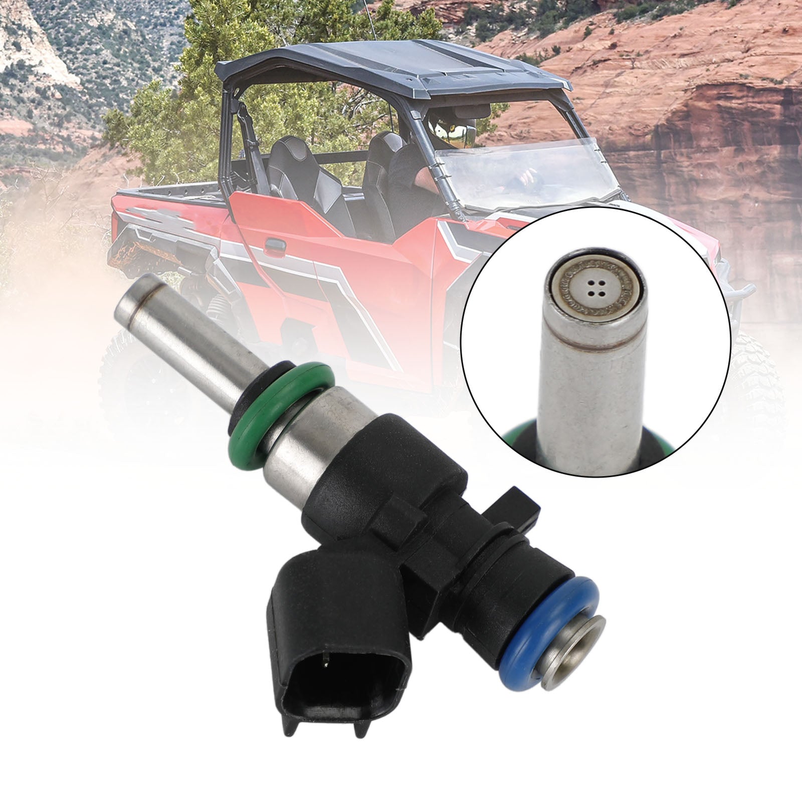 Inyectores de combustible para Polaris General RZR RS1 XP1000 2014-2021 2521387 0280158337 genérico