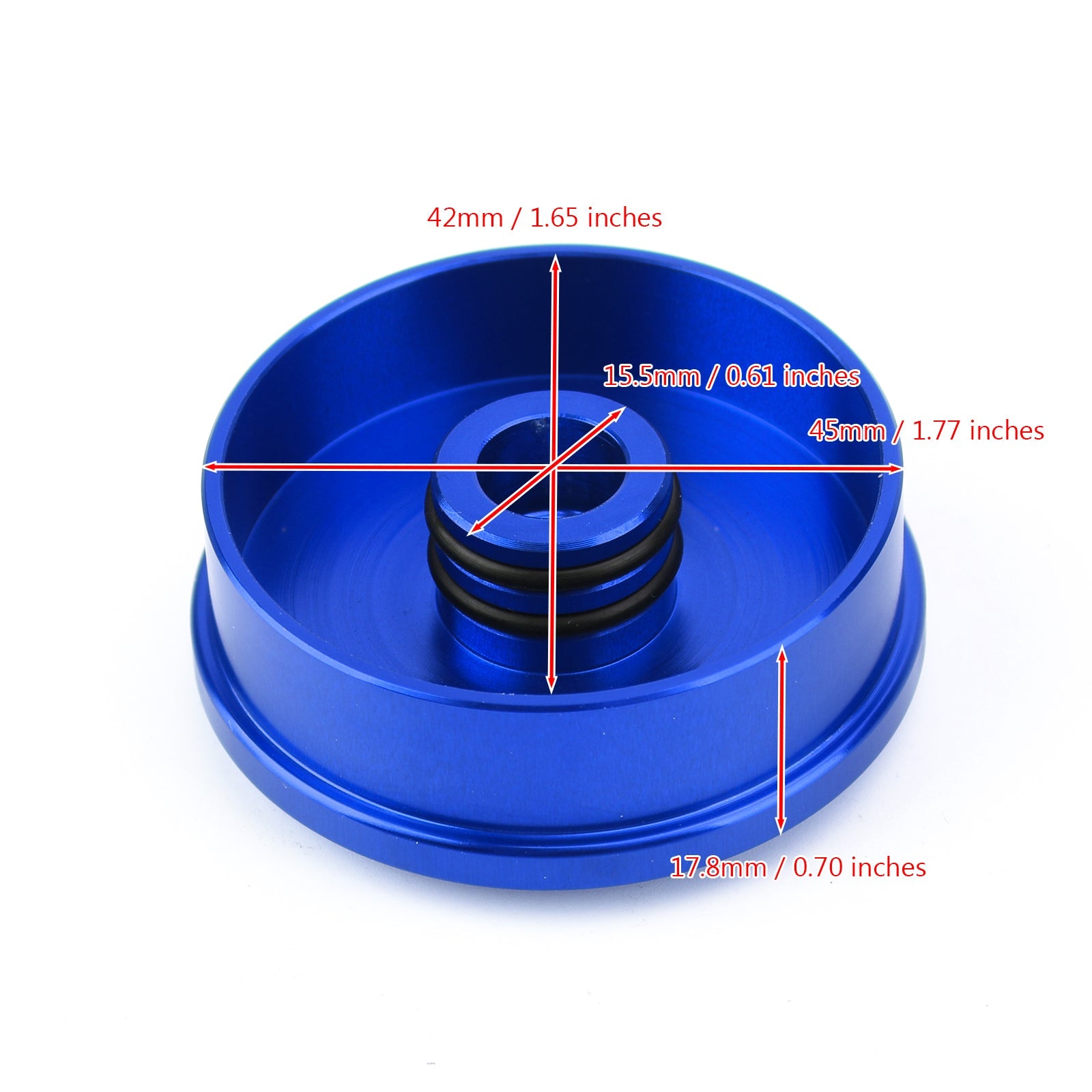 CNC styringstamhette Yoke Frame Plug Insert for BMW R Nine T R9T 2013-2016 Generisk