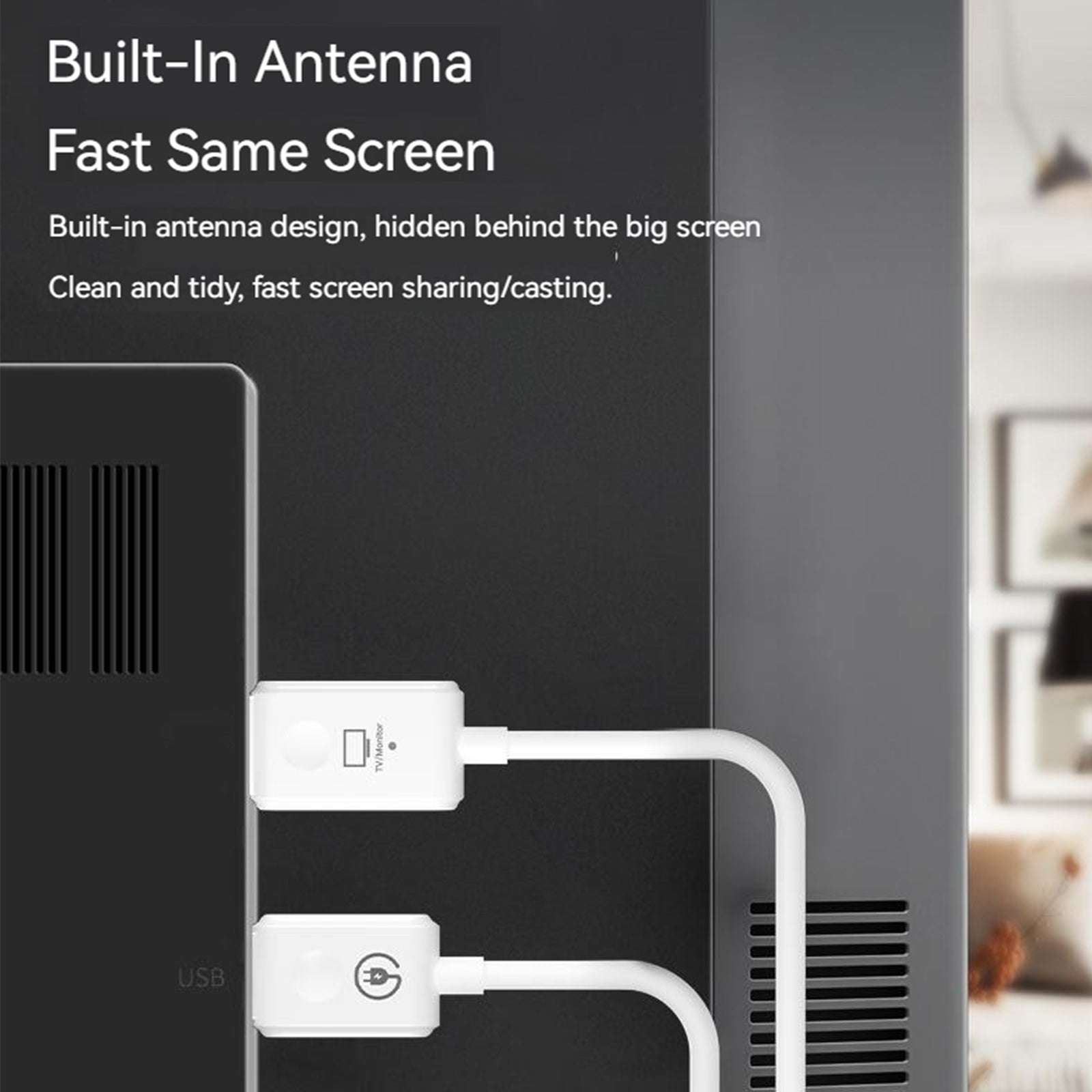 Récepteur d'émetteur vidéo d'extenseur HDMI Type-C 50m 50m pour le téléphone PC à la télévision