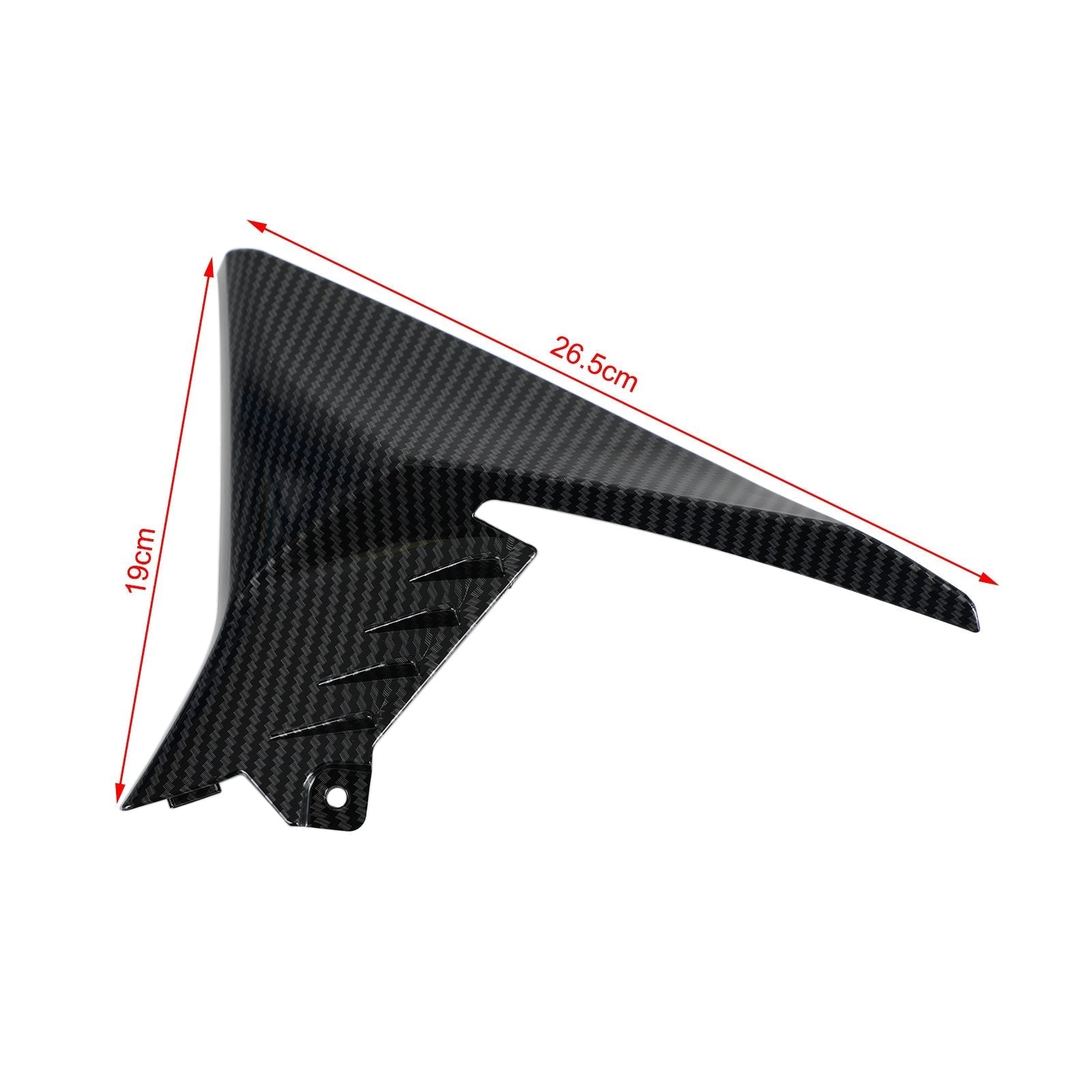 Fonds de couverture de garniture latérale avant de réservoir de gaz ABS pour Kawasaki Z900 2020-2021