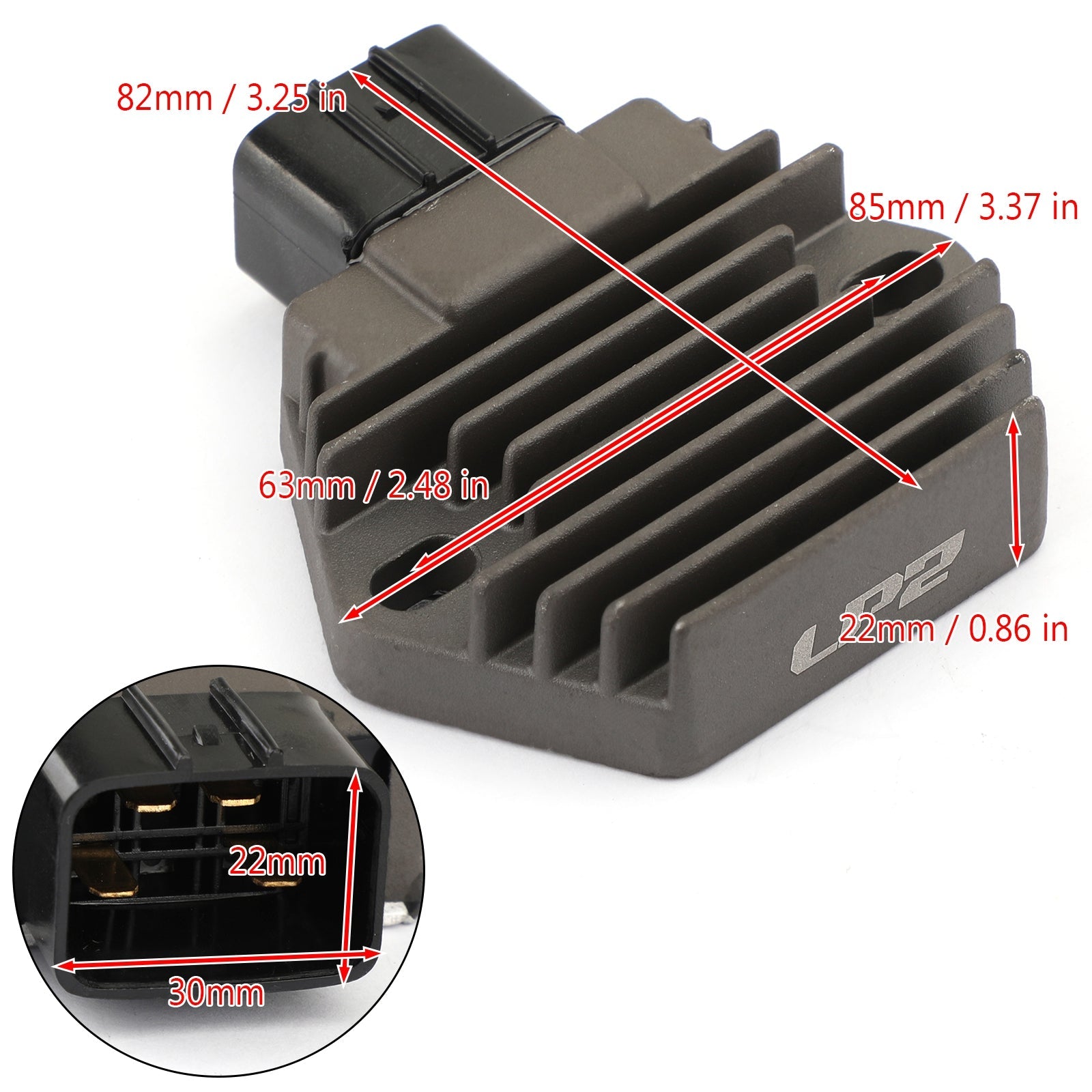 Regulator likriktare för Honda CRF250R 2010-12 CRF450R 09-2012 31600-Men-A31 Generic