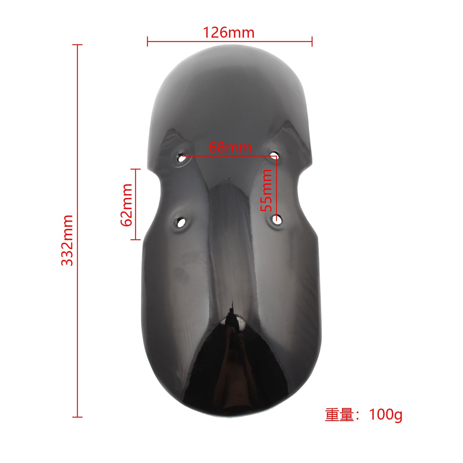 2001-2016 Bonneville T100 Scrambler Thruxton voorspatbordspatbord