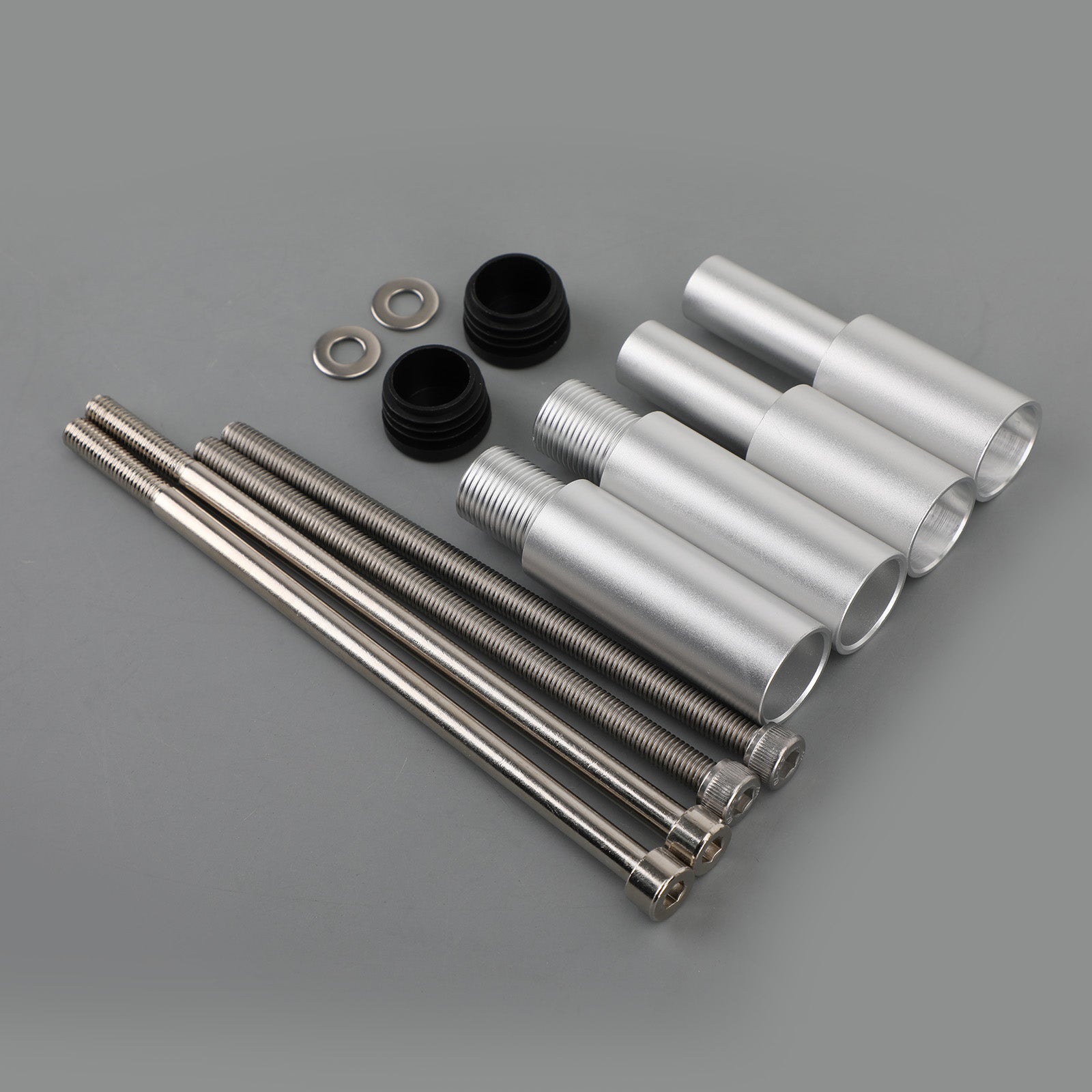 Areyourshop Spot Fog Driving Light Rod Holder Fit voor BMW R1200GSA 2014-2018 R1250GSA 18-21 Zilver