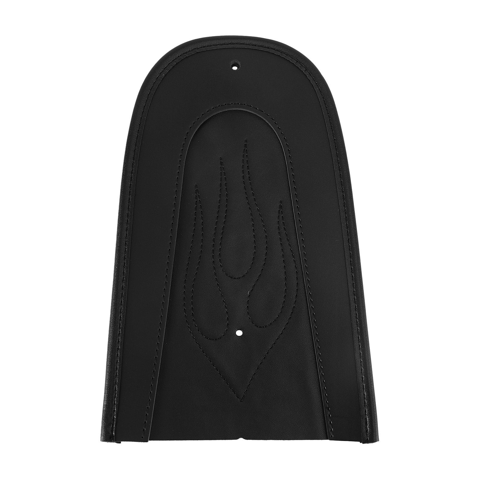 Areyourshop – bavoir de garde-boue arrière en cuir PU noir, point de flamme, siège Solo, pour Sportster 1200 883