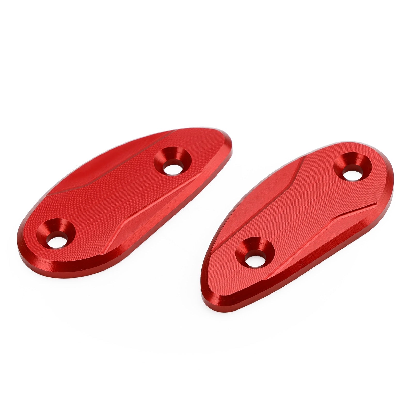 Red Mirror Delete Blanking Block Off Plates passer Honda CBR1000RR 2008-2023