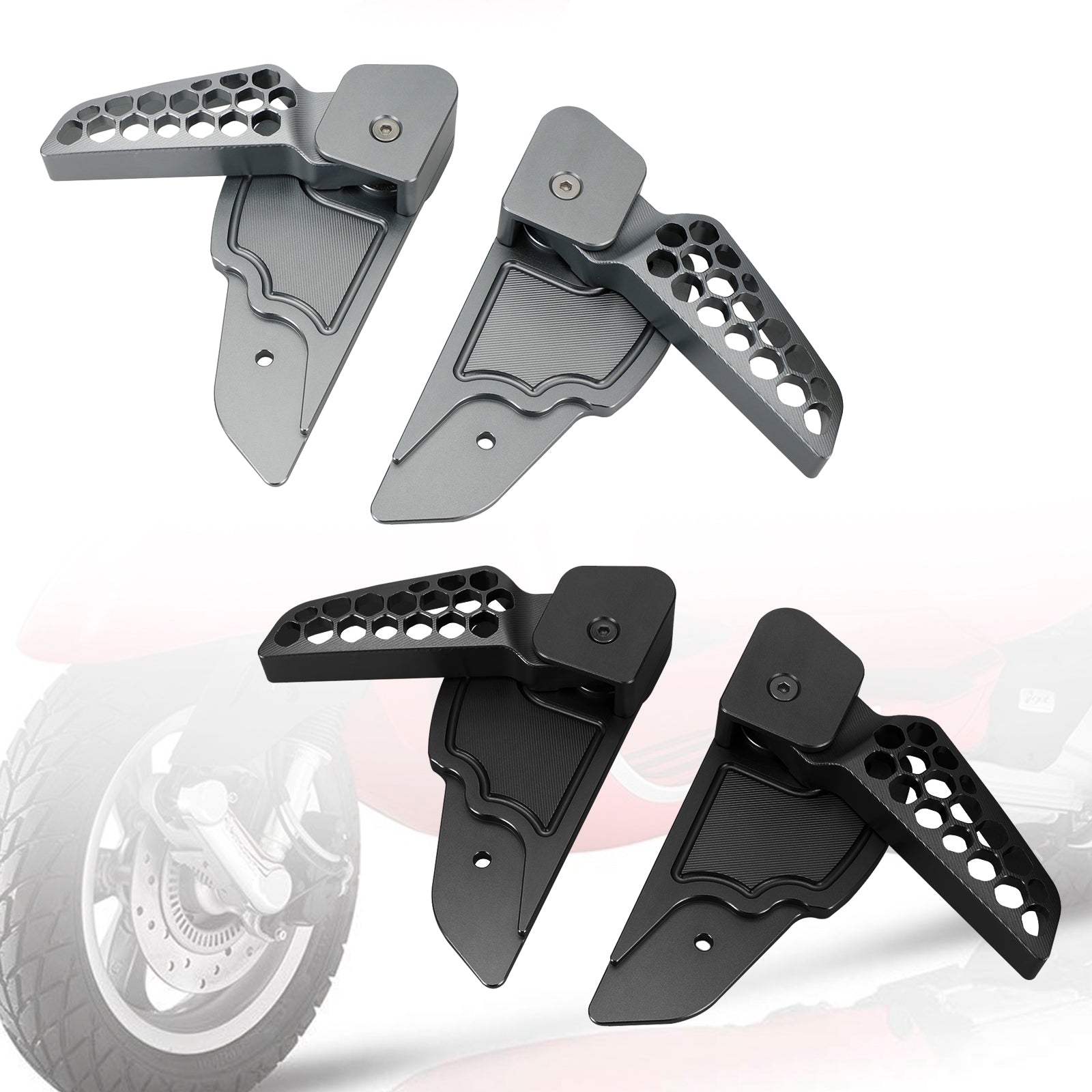 2017-2020 Vespa Primavera/Sprint 125 150 Rear Footrests Foot Peg Fedex Express
