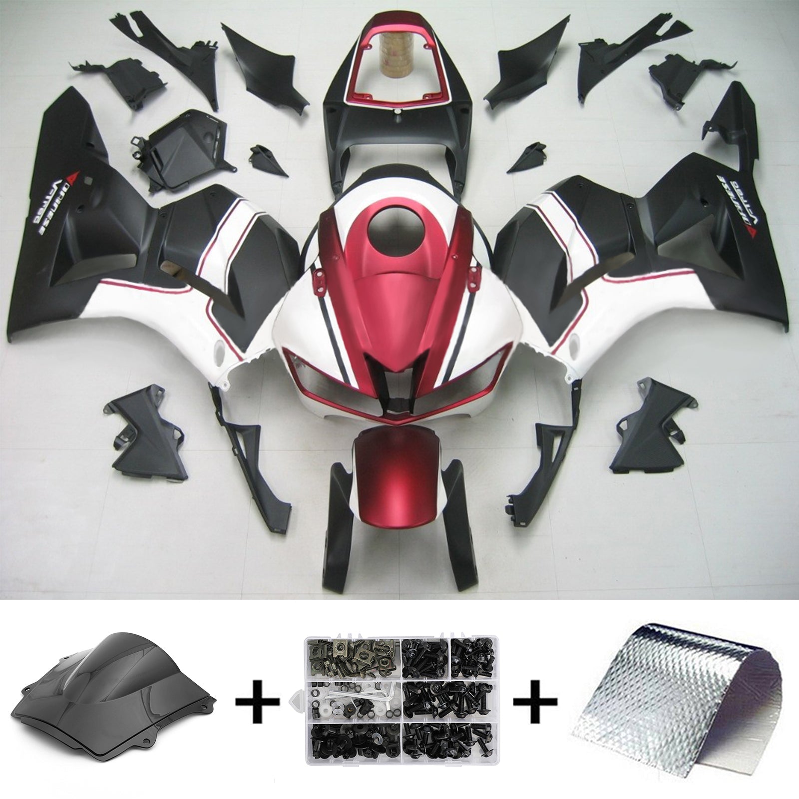 2013-2023 Honda CBR600RR F5 Kit de carénage d'injection carrosserie plastique ABS #101