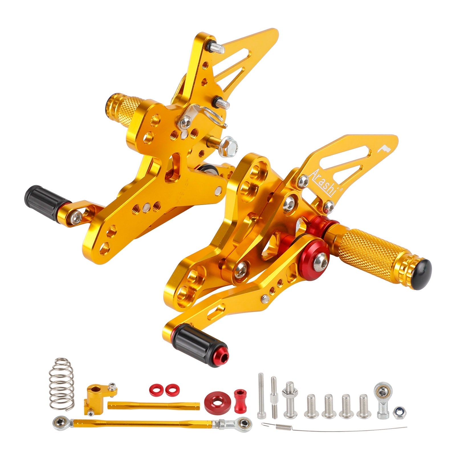 2019-2023 Honda CB CBR 650 R 650 F CNC Estriberas traseras de aluminio