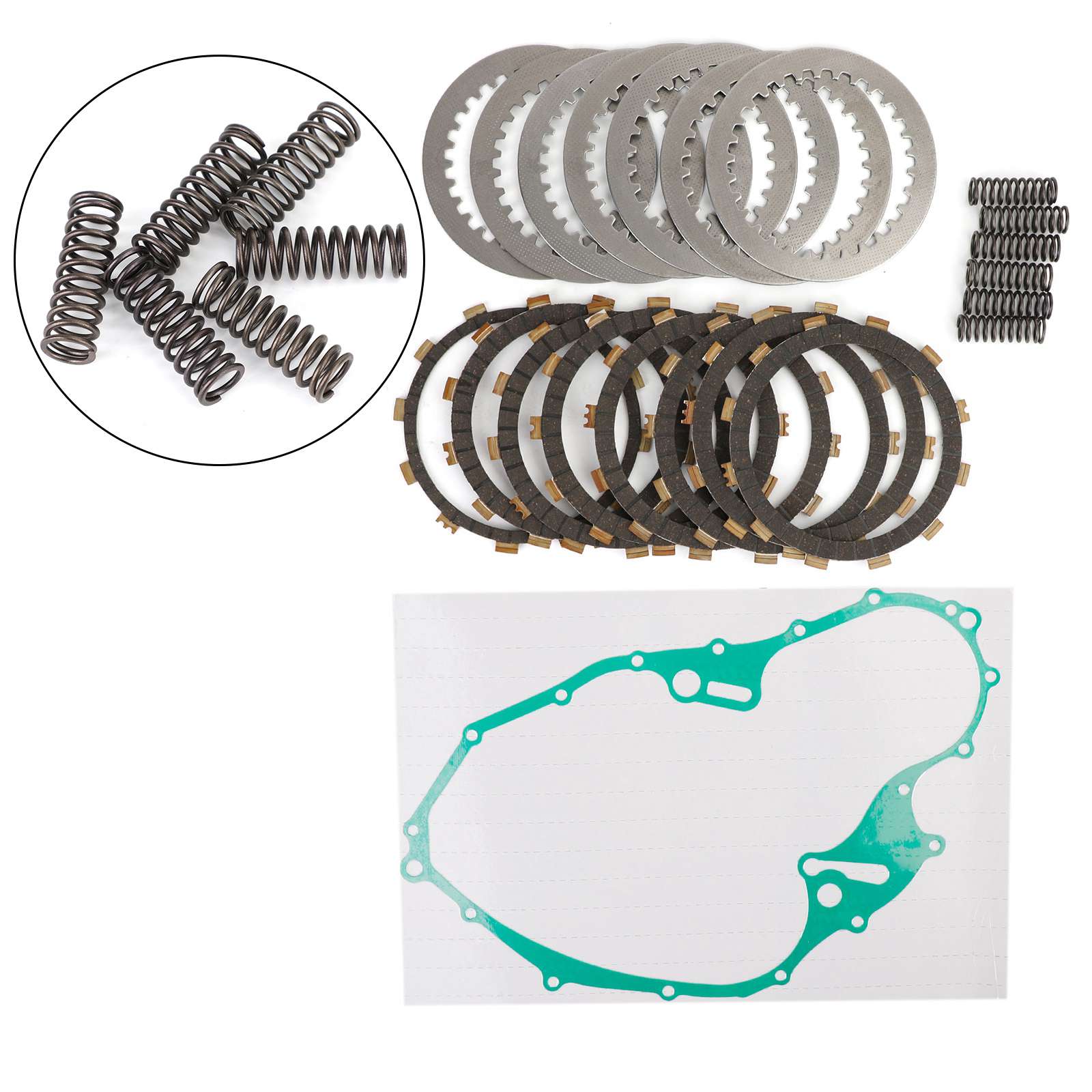Clutch Kit Disks Discs Springs GASKET FIT FÖR YAMAHA RAPTOR 700 700R 2006-2018 GENERISKA