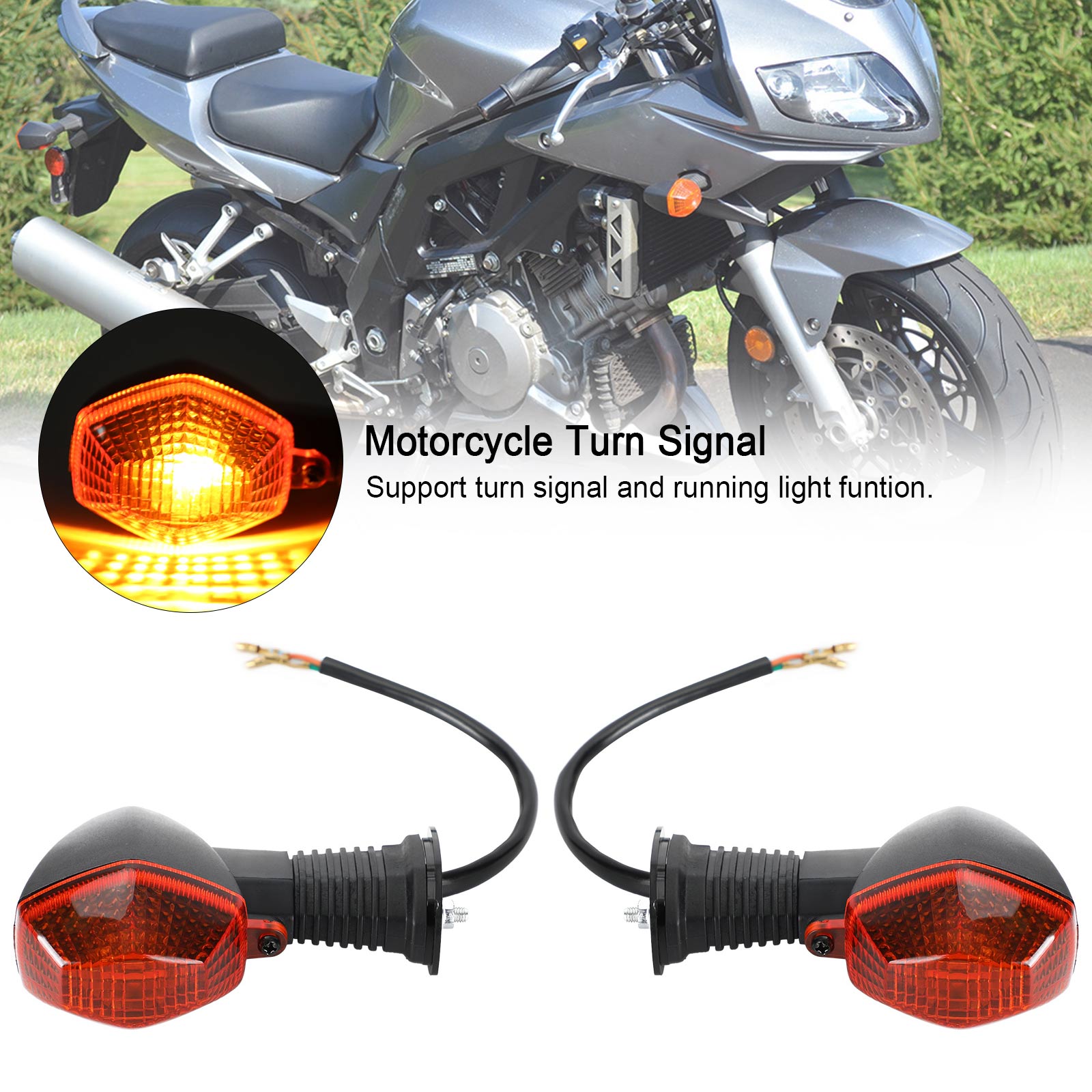 Turn Signal Blinker Indicator Lights for Suzuki SV 650S 2003- 2016