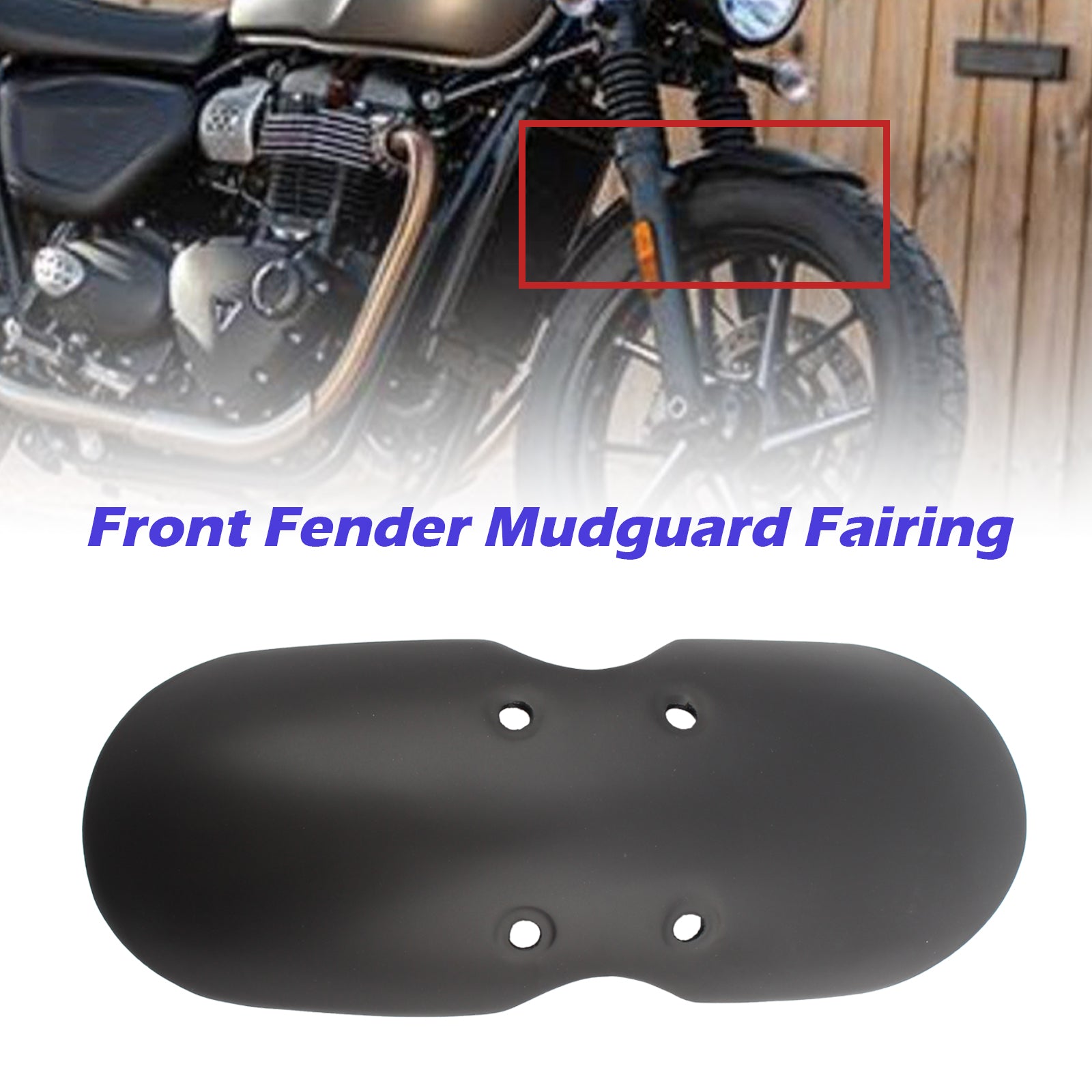 2001-2016 Bonneville T100 Scrambler Thruxton voorspatbordspatbord