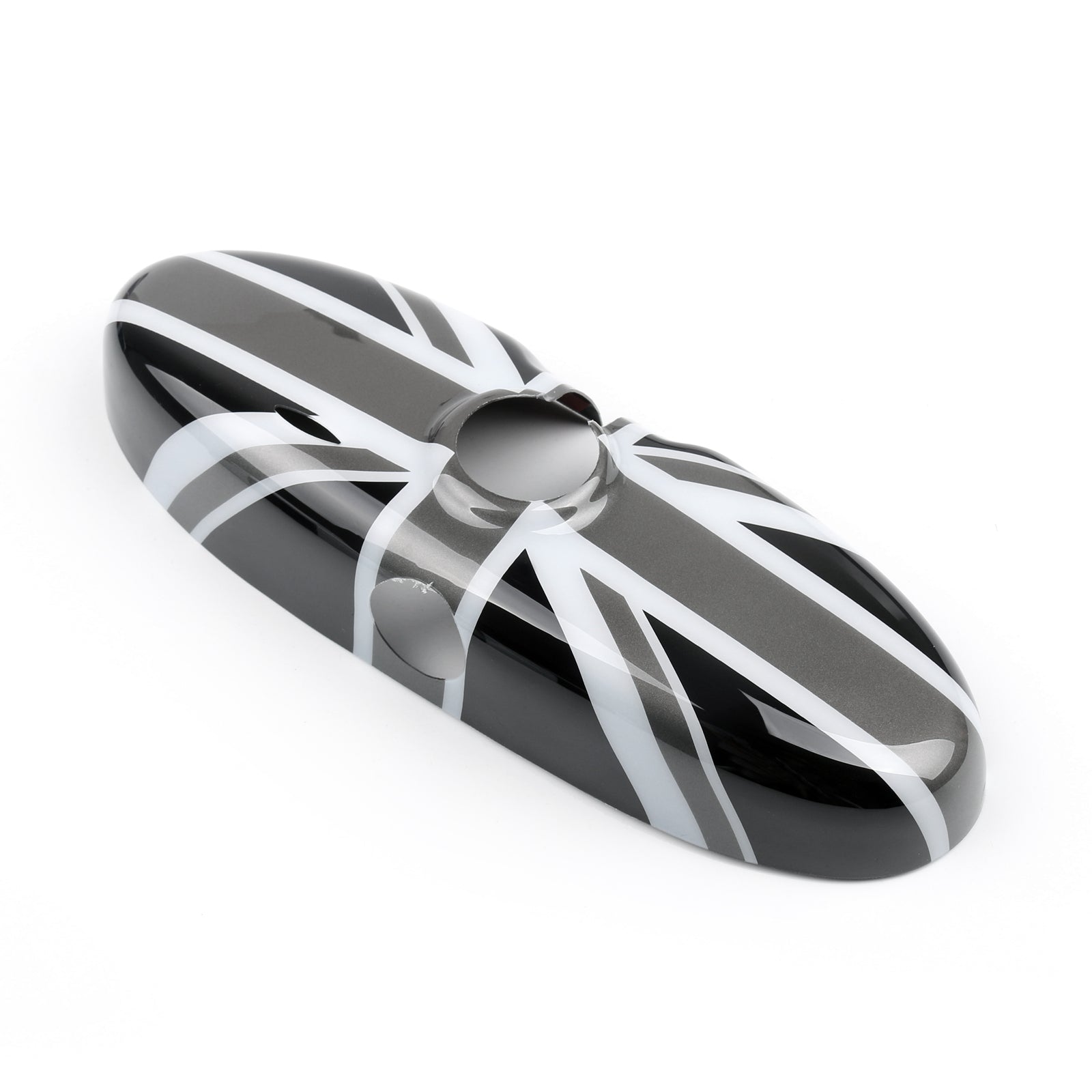 Cubierta para espejo retrovisor con bandera del Reino Unido, Union Jack, color negro, para MINI Cooper R55 R56 R57, nuevo