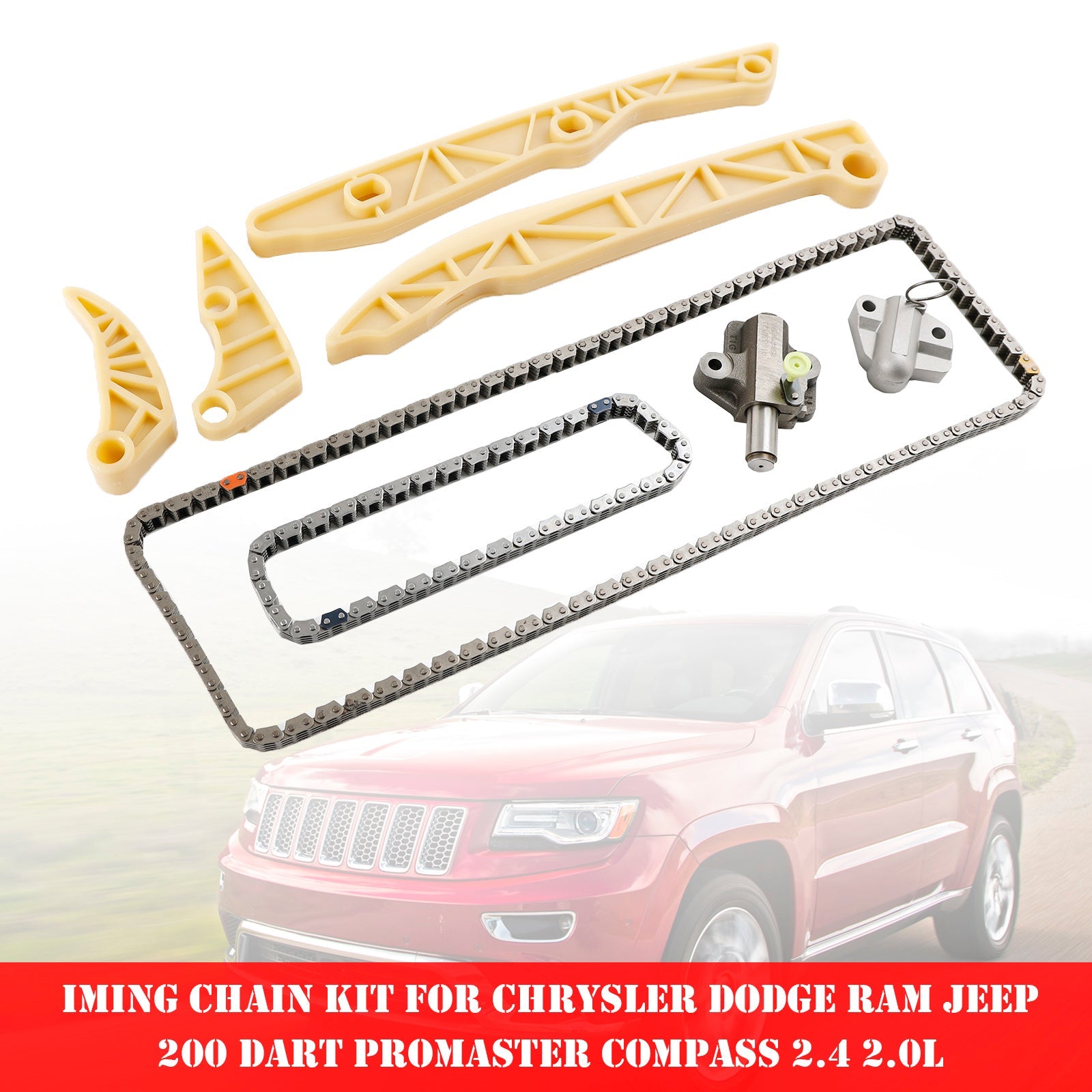 2017-2022 Kit de chaîne de synchronisation Jeep Compass 2.4L 50048317 50048316
